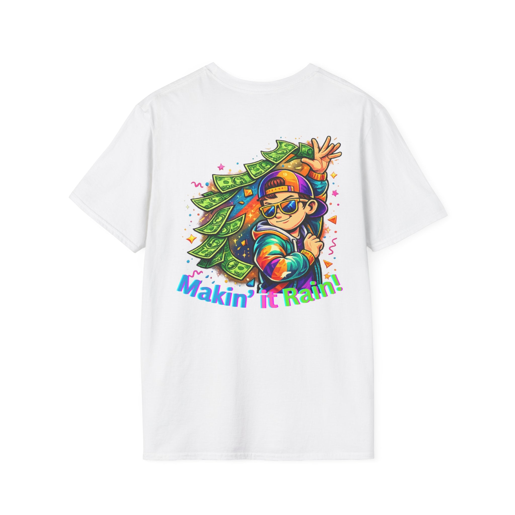 Making It Rain Money T-Shirt — Funny Bold Confident Graphic Tee