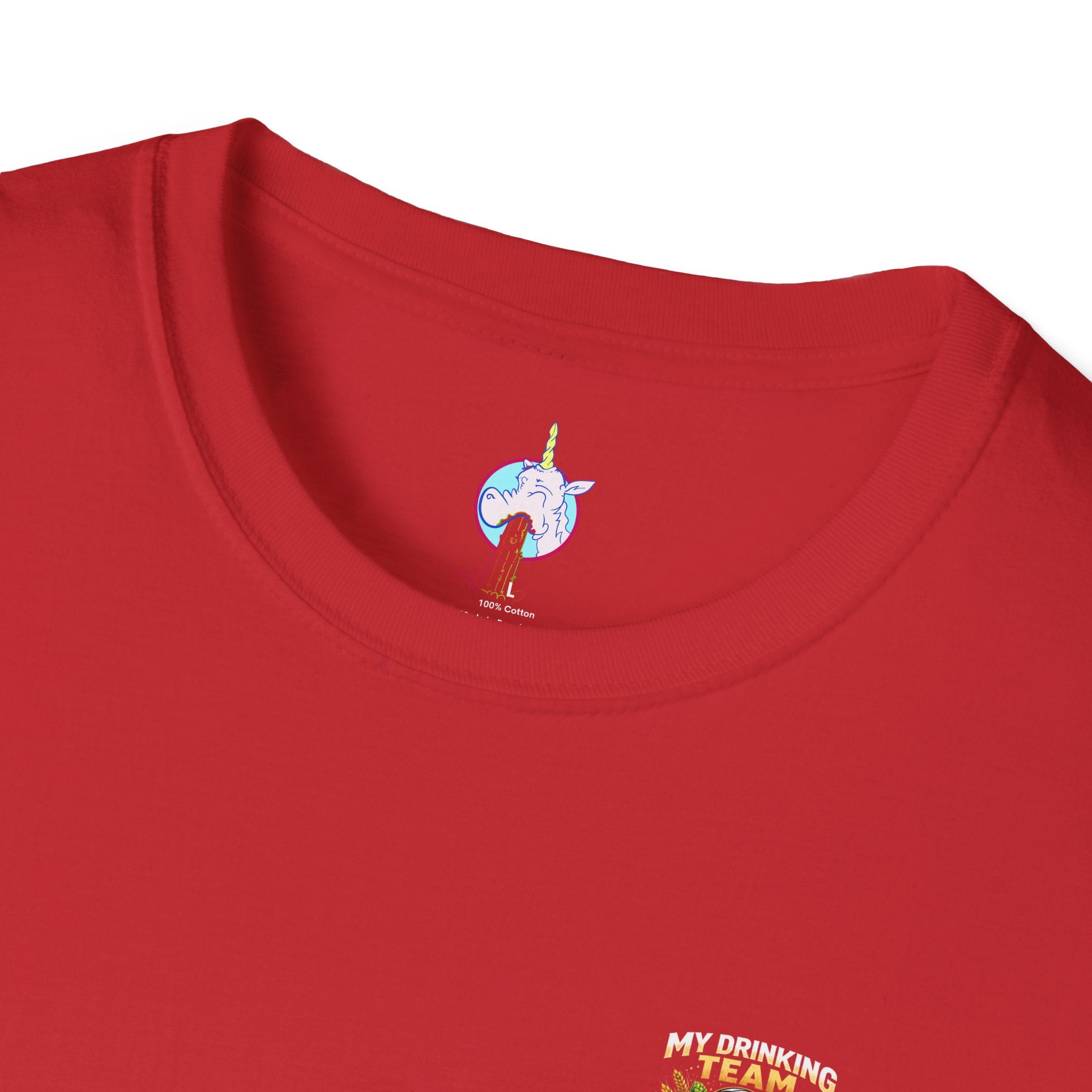 Soccer Drinking Team T-Shirt — "My Drinking Team Has a Soccer Problem" Football Beer Tee