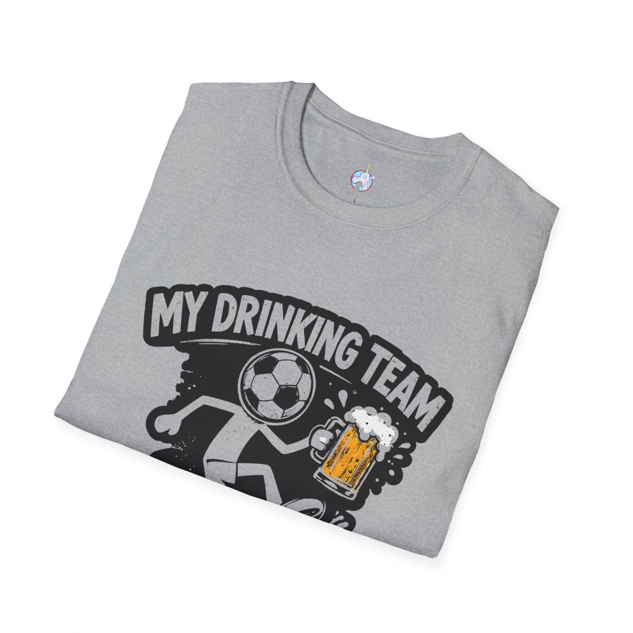 My Drinking Team Has a Soccer Problem T-Shirt — Funny Soccer Beer Shirt for Fans & Parties