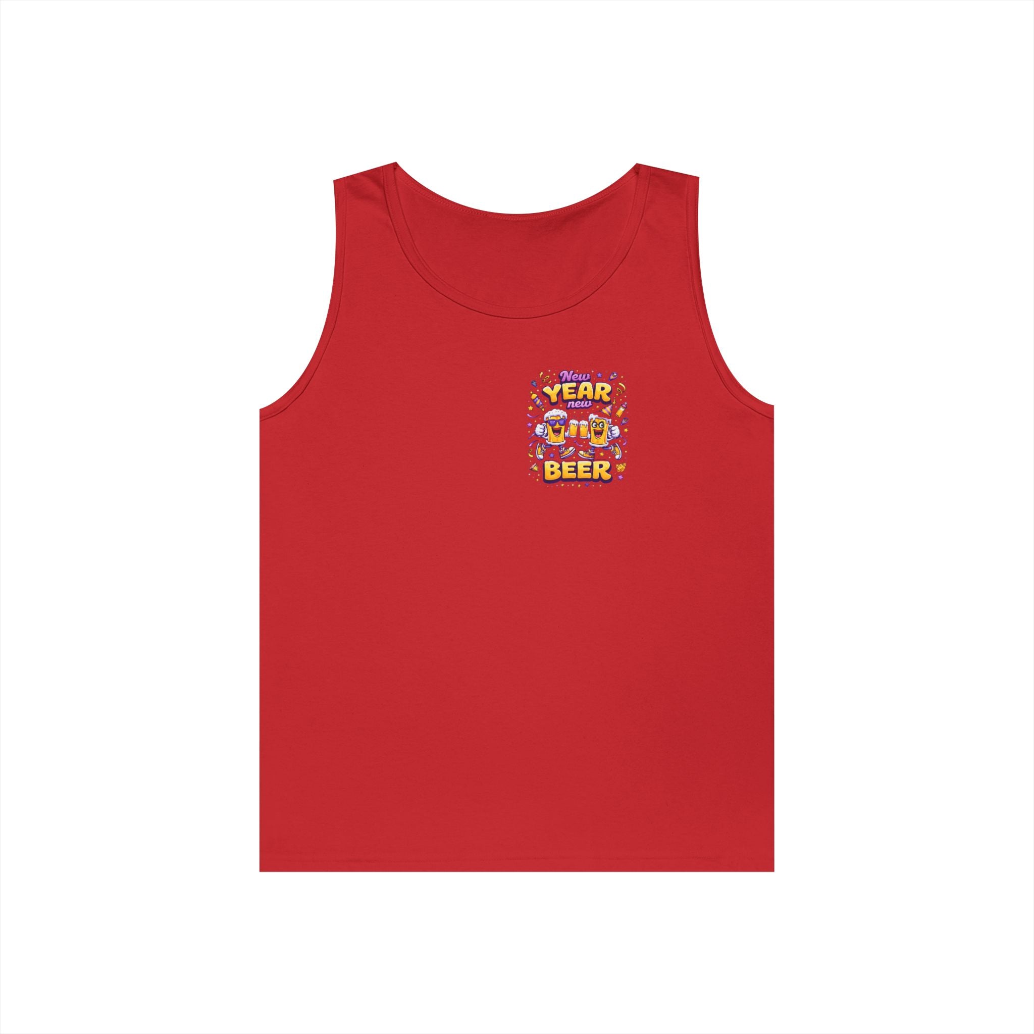 New Year New Beer Funny Tank Top