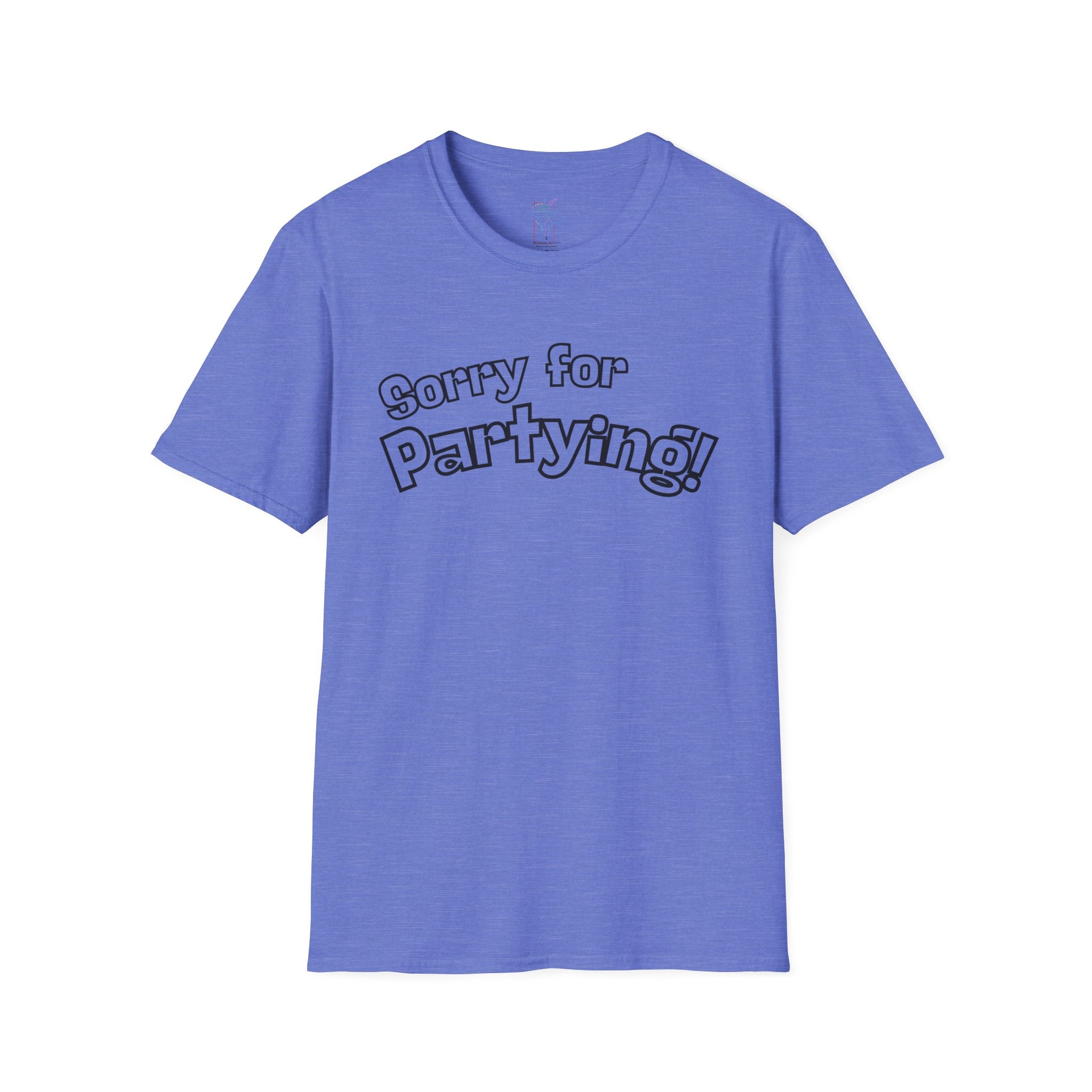 Sorry for Partying T-Shirt-Black