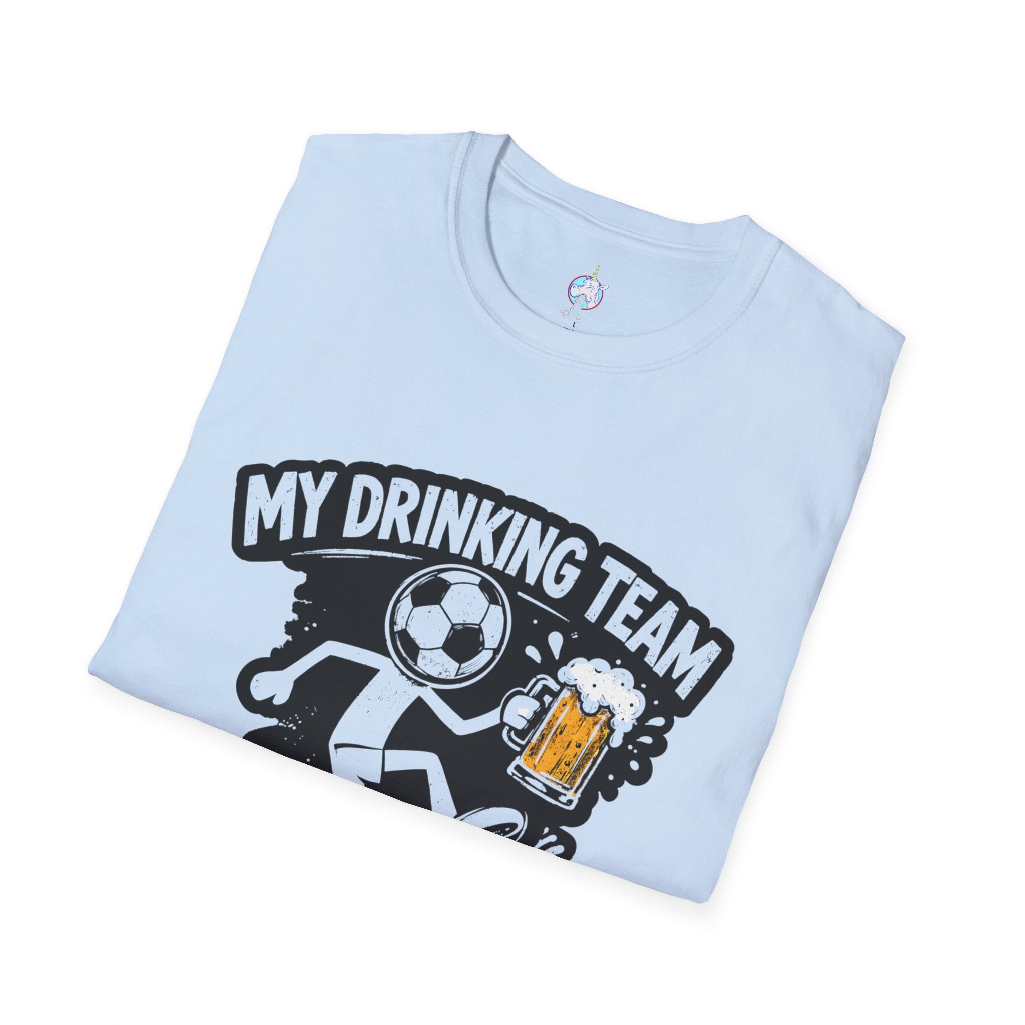My Drinking Team Has a Soccer Problem T-Shirt — Funny Soccer Beer Shirt for Fans & Parties