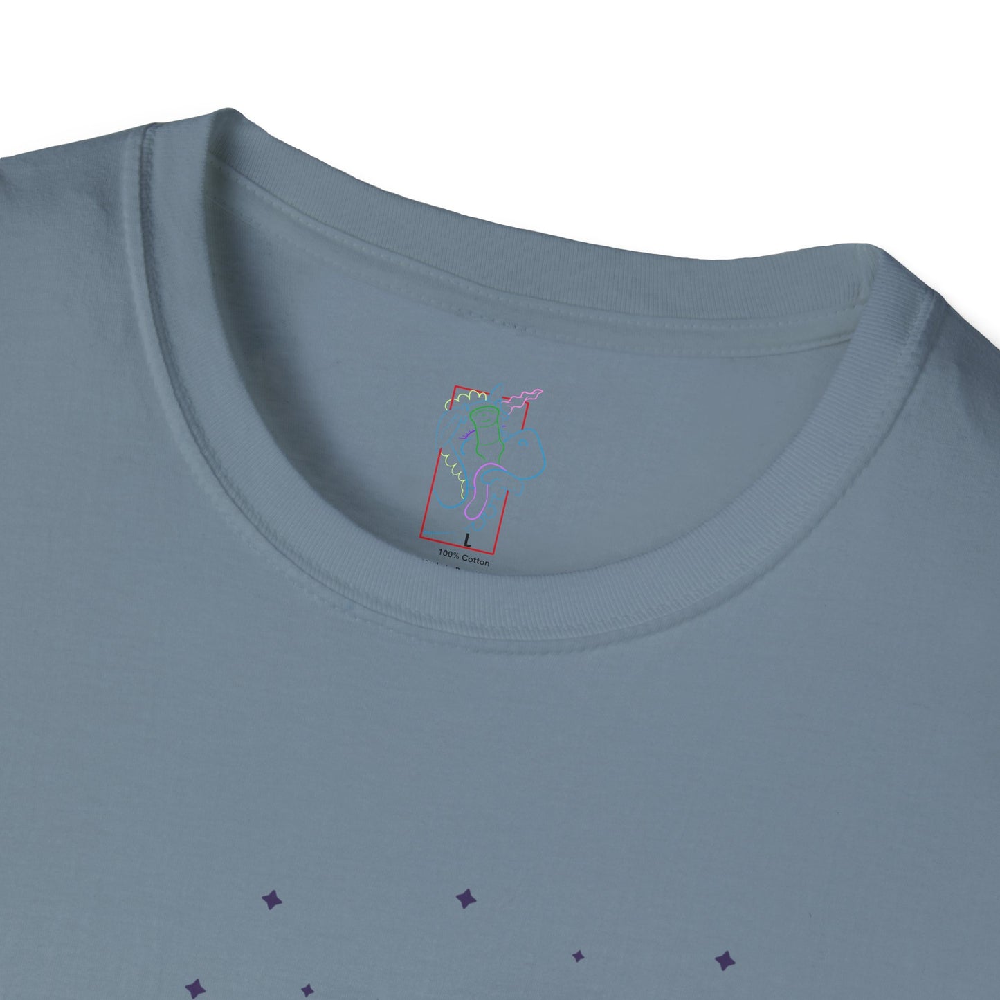 Unisex Softstyle T-Shirt with Rocket Design - Perfect for Space Lovers, Parties, Birthdays, Everyday Wear, or Gifts