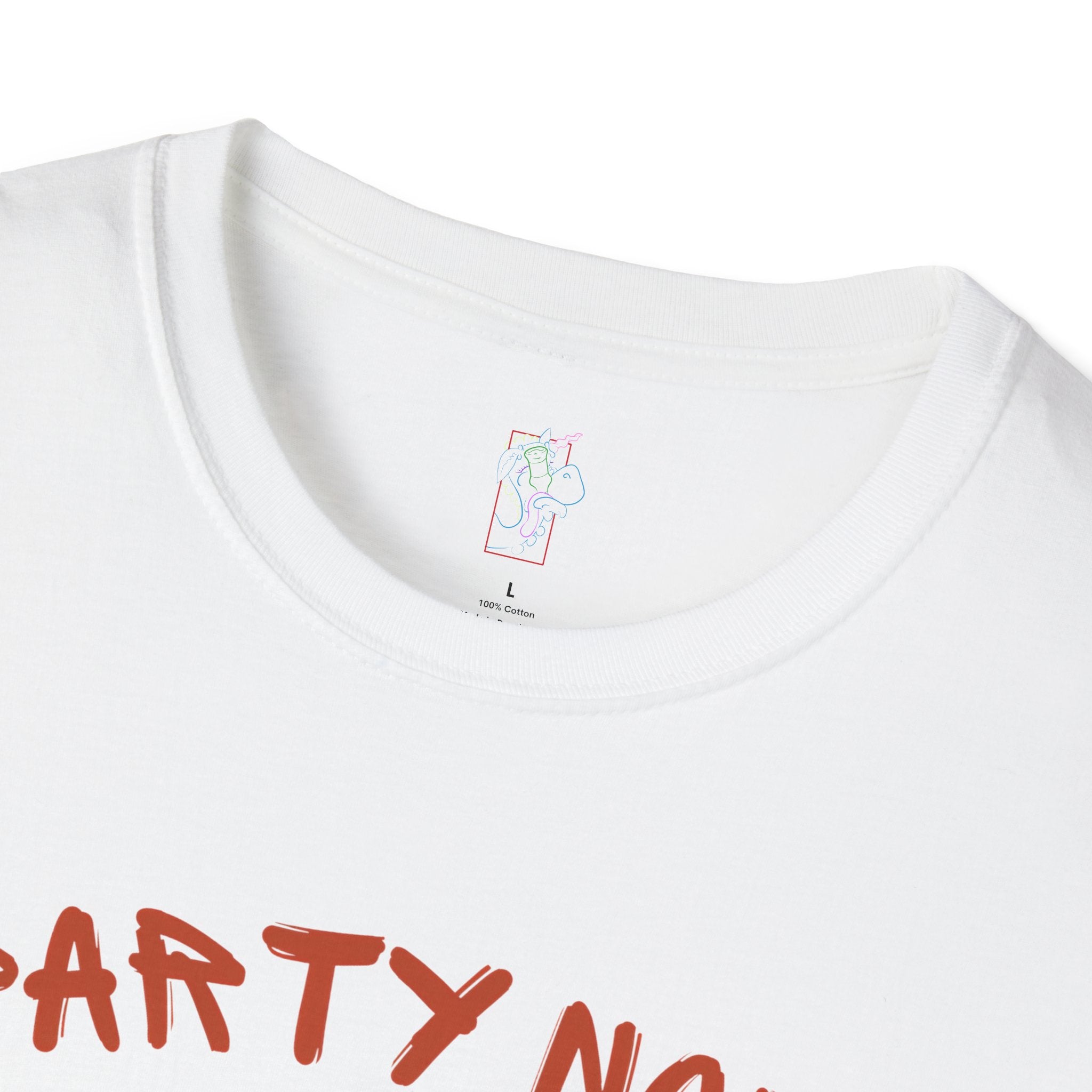 T-Shirt — “Party Now, Adult Later” Funny Party Graphic Tee