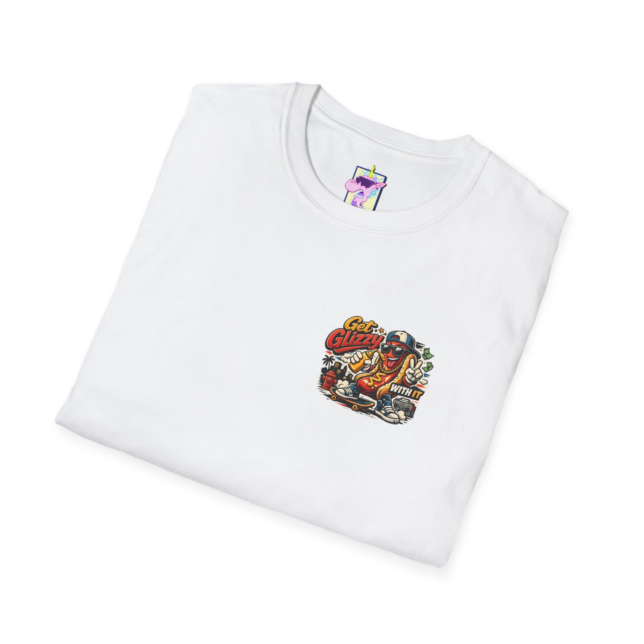 Get Glizzy With It Funny Hot Dog T-Shirt