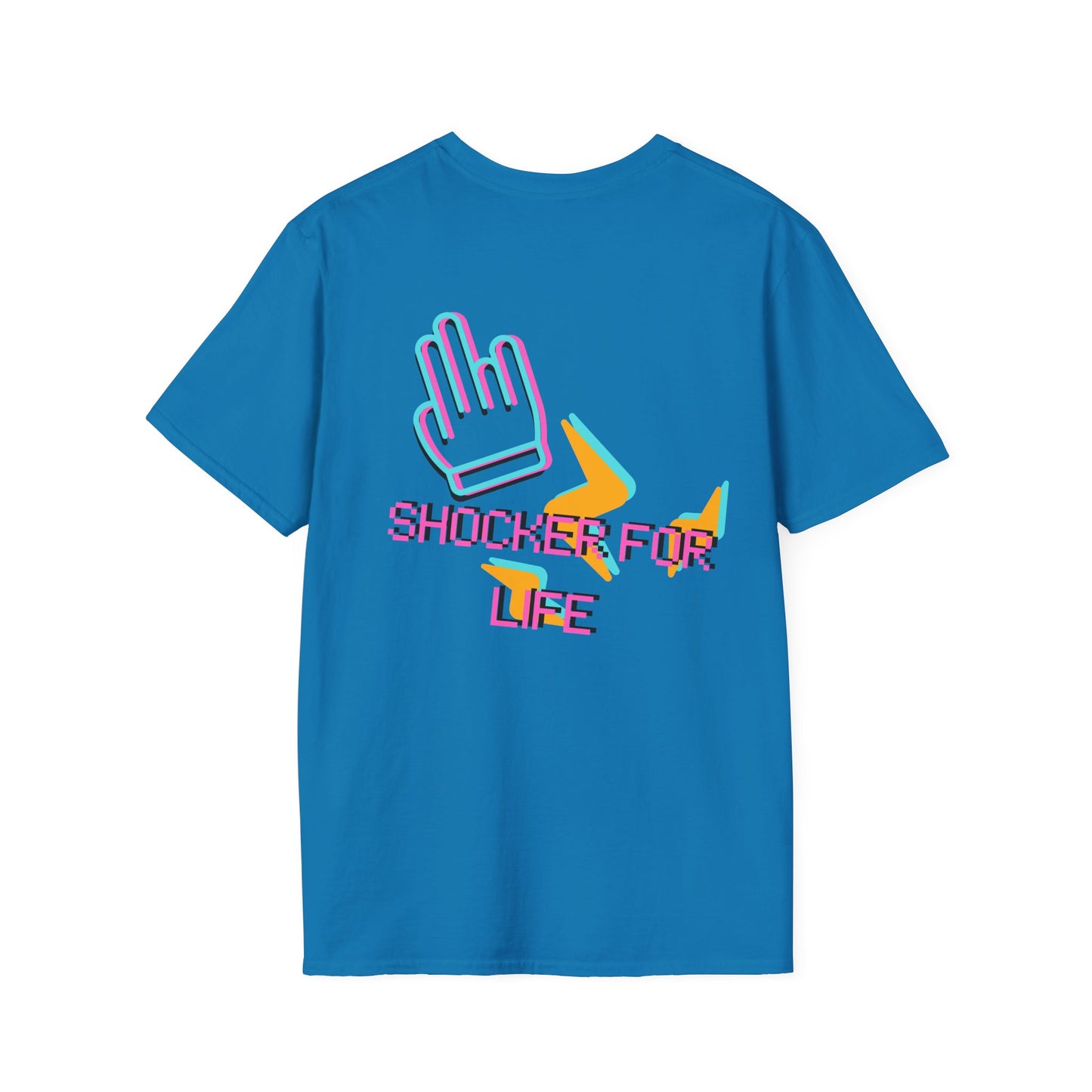 Unisex Softstyle T-Shirt: 'Are You Crooked?' & 'Shocker for Life' Graphic Tee