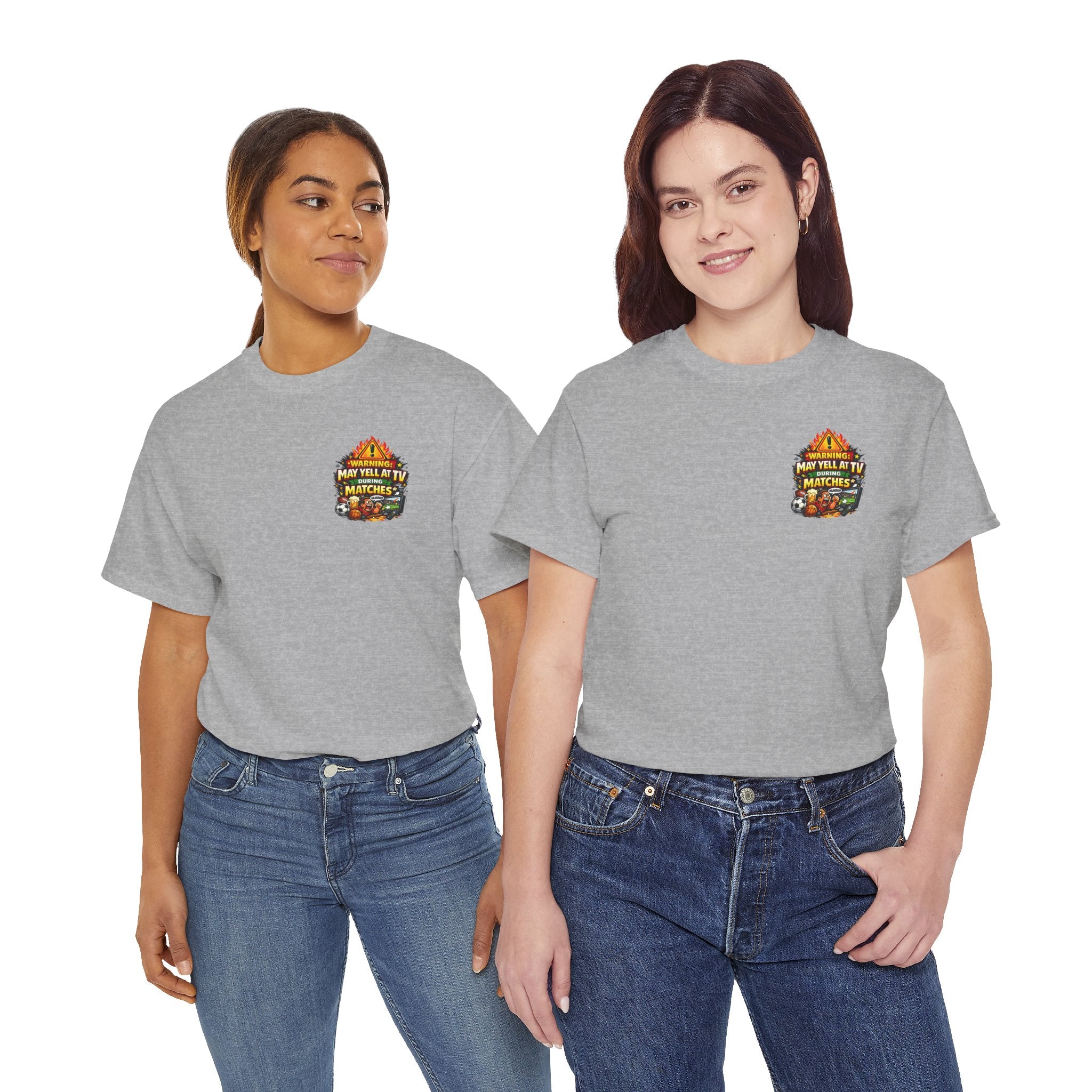 Warning May Yell At TV During Matches Funny T-Shirt