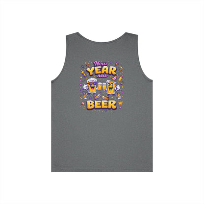 New Year New Beer Funny T-Shirt Sarcastic Drinking Tee Funny New Years Shirt Resolution Novelty Beer Gift Graphic Tee