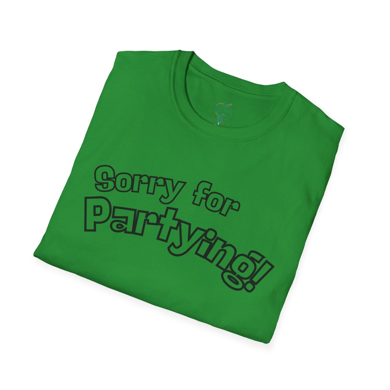 Sorry for Partying T-Shirt-Black