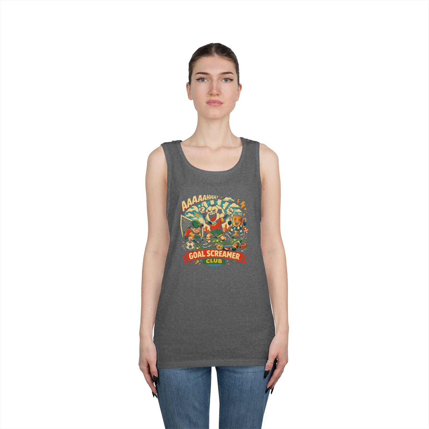 Goal Screamers Club Funny Tank Top