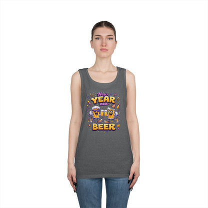 New Year New Beer Funny T-Shirt Sarcastic Drinking Tee Funny New Years Shirt Resolution Novelty Beer Gift Graphic Tee