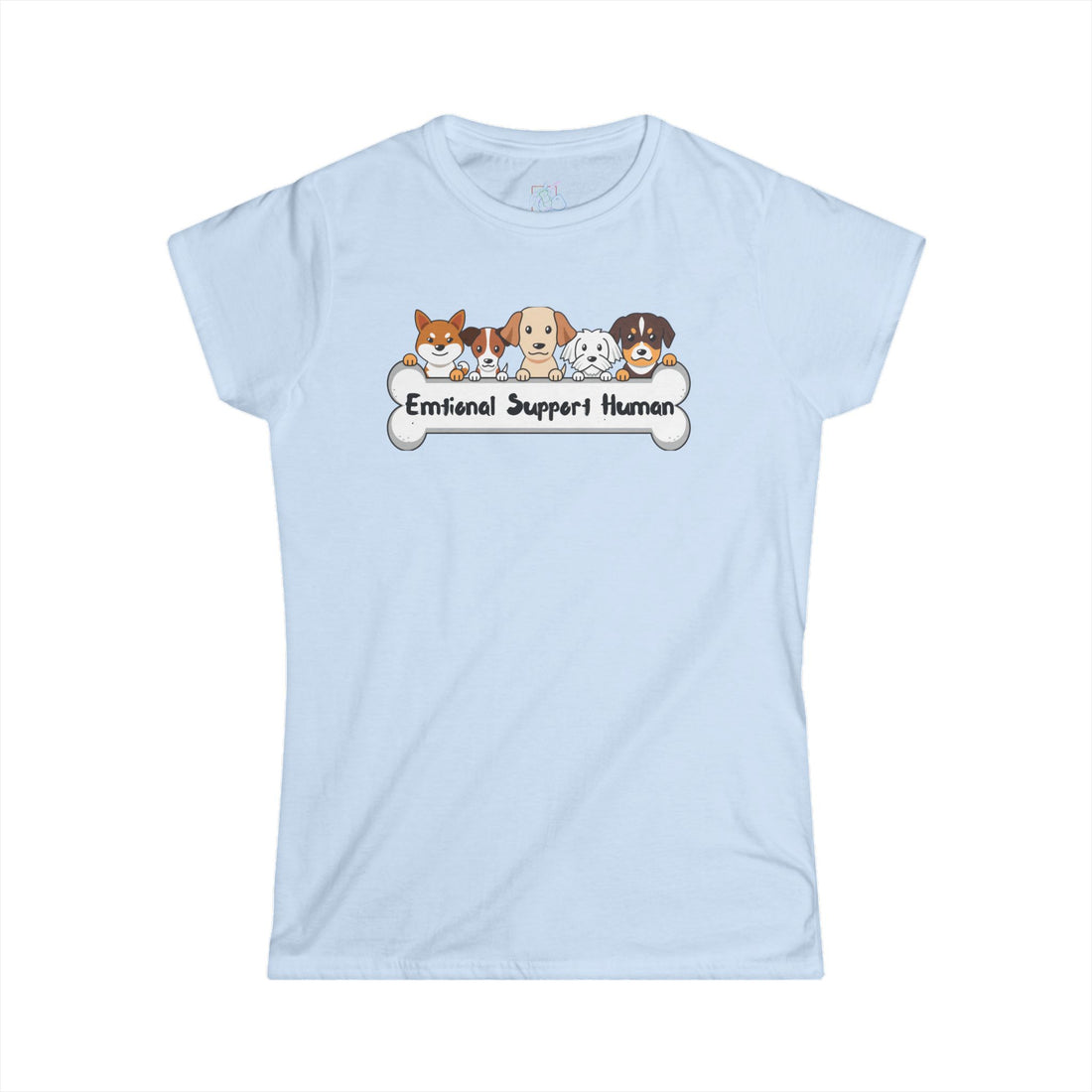 Cute Funny Dog Love T-Shirt — Happy Pup Graphic Tee for Women