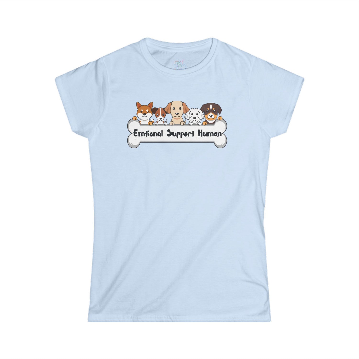 Cute Funny Dog Love T-Shirt — Happy Pup Graphic Tee for Women