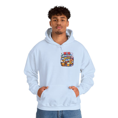Big American Hello Funny Hoodie