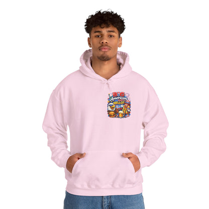 Big American Hello Funny Hoodie