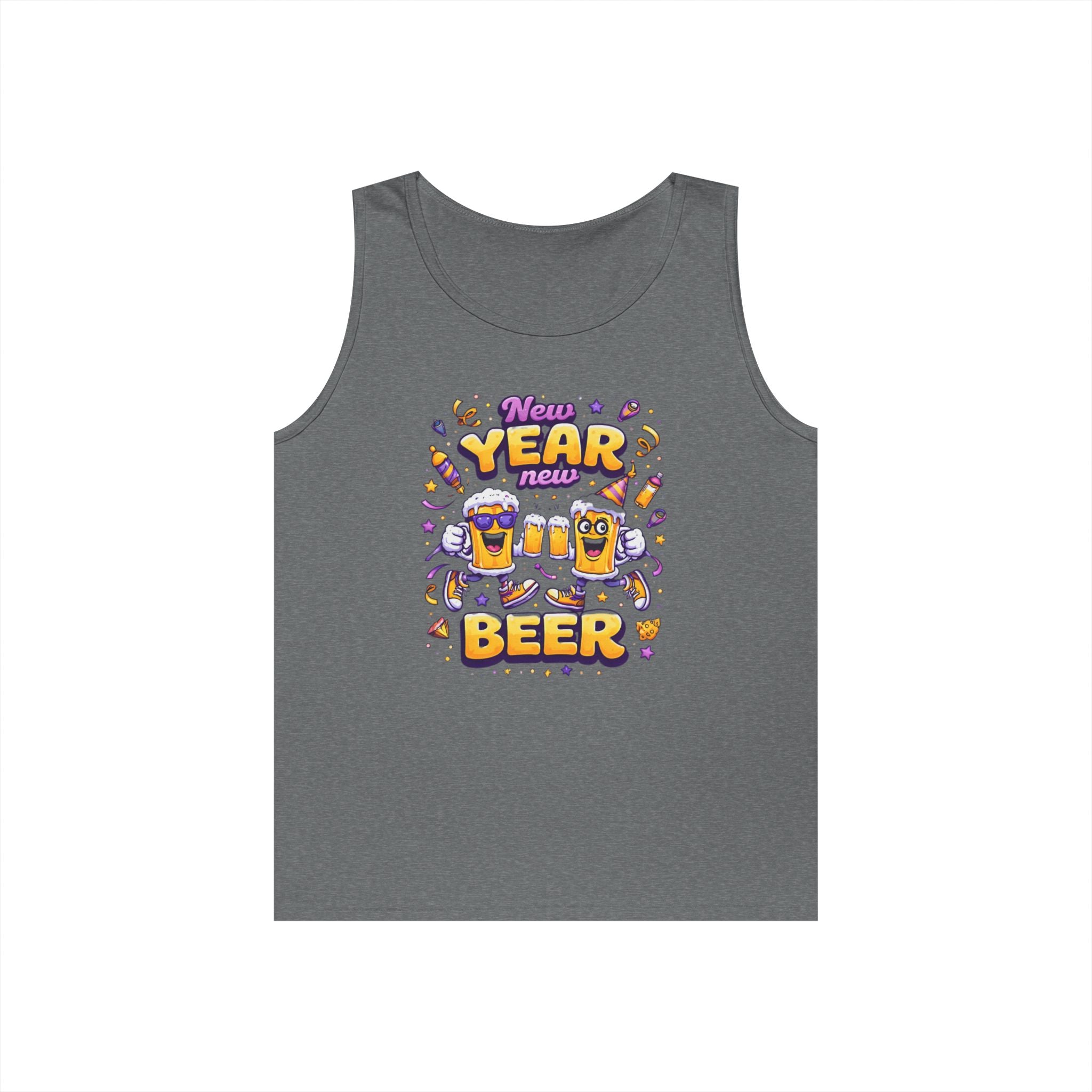 New Year New Beer Funny T-Shirt Sarcastic Drinking Tee Funny New Years Shirt Resolution Novelty Beer Gift Graphic Tee