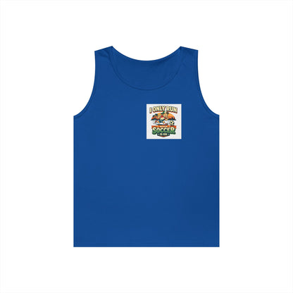 I Only Run When Soccer Is On Funny Tank Top