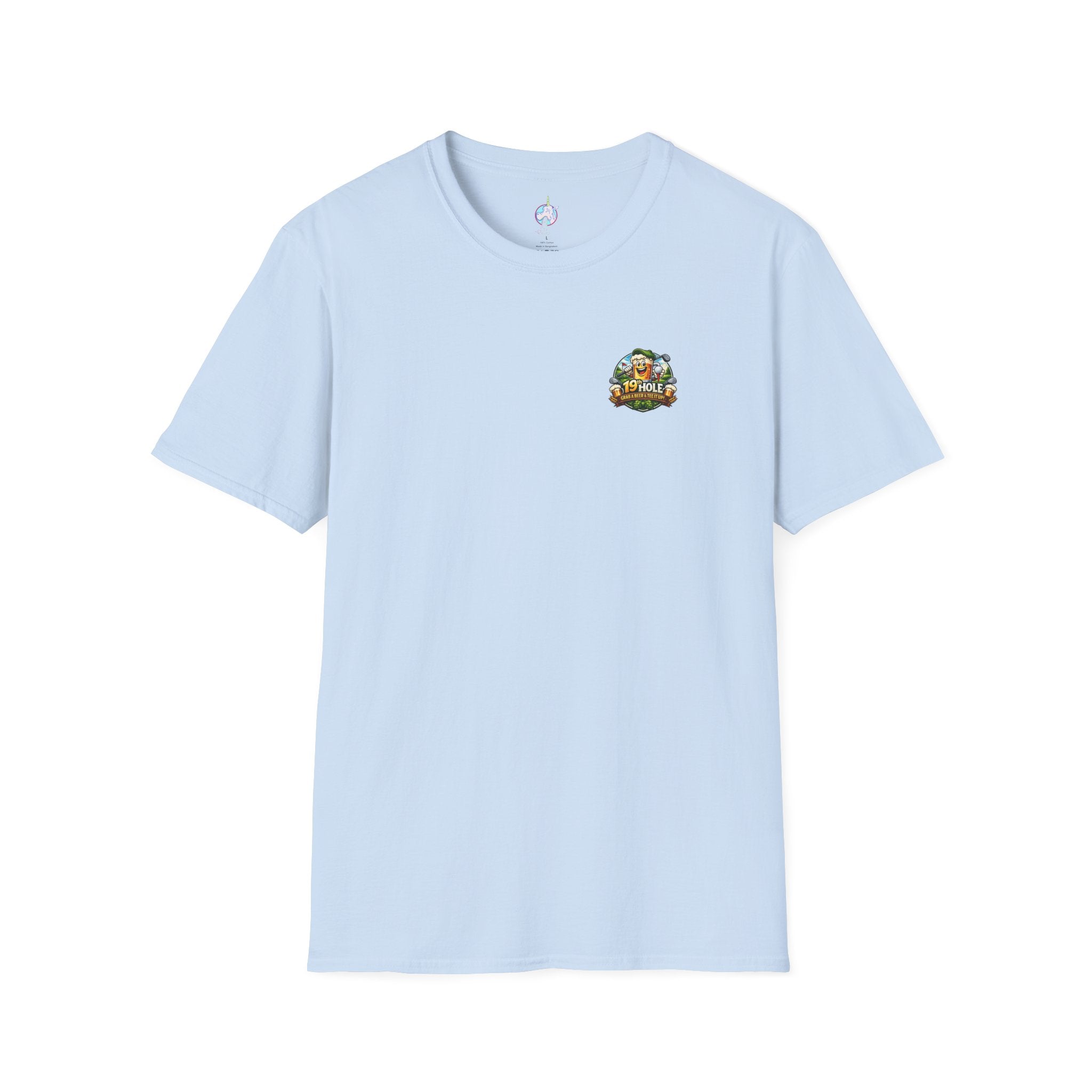 19th Hole Golf T-Shirt — "Grab a Beer &amp; Tee It Up" Vintage Golfing Tee