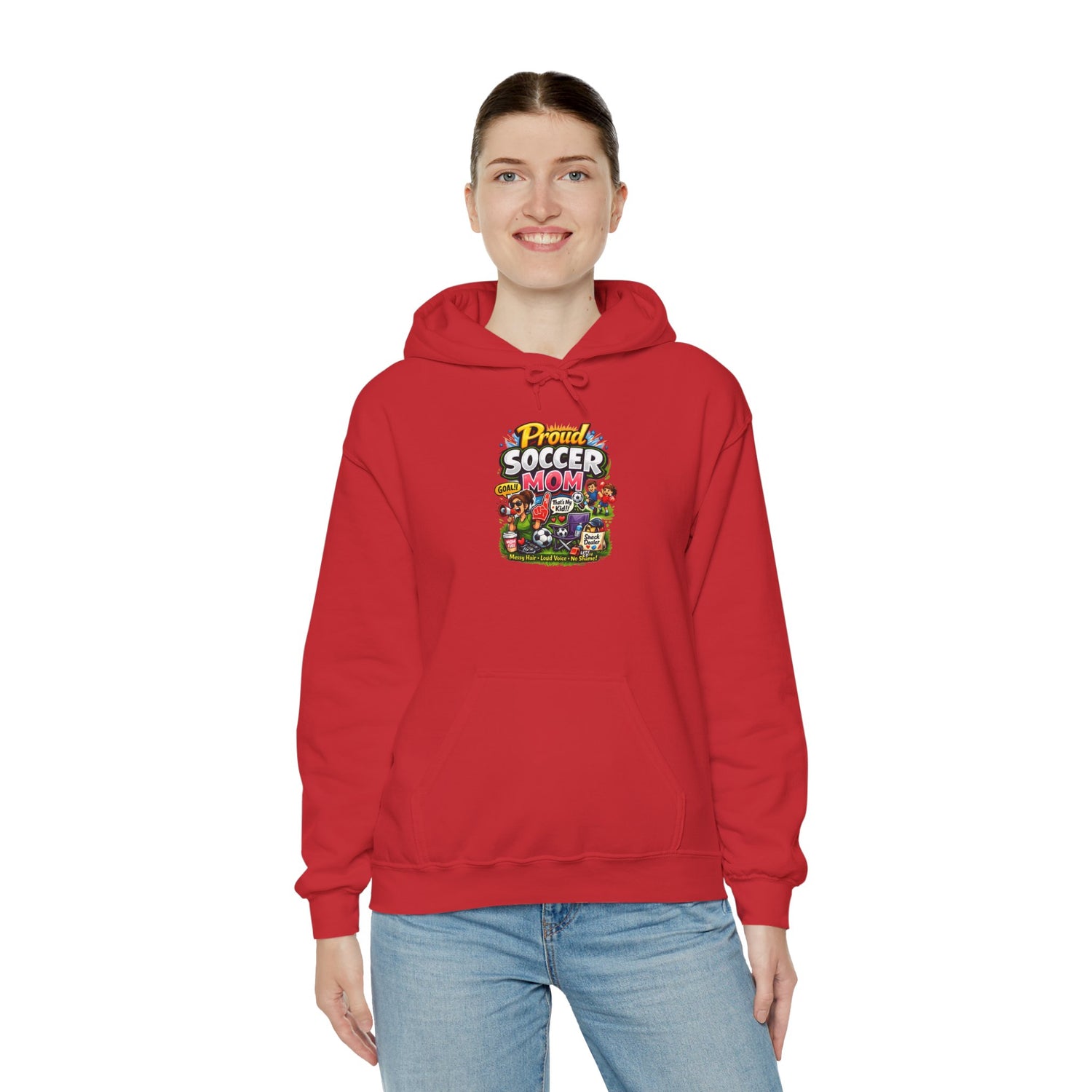 Proud Soccer Mom Funny Hoodie