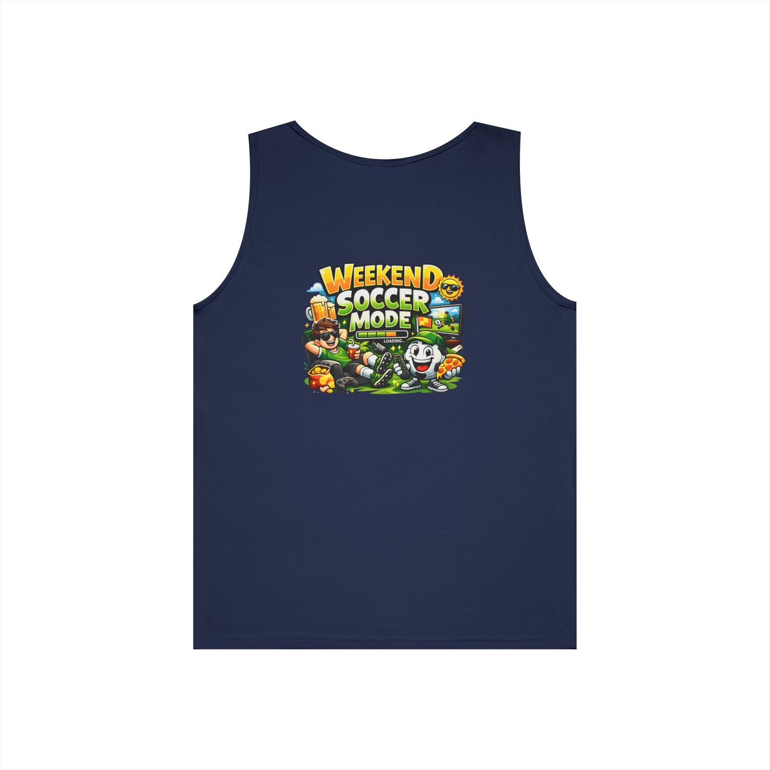 Weekend Soccer Mode Funny Tank Top