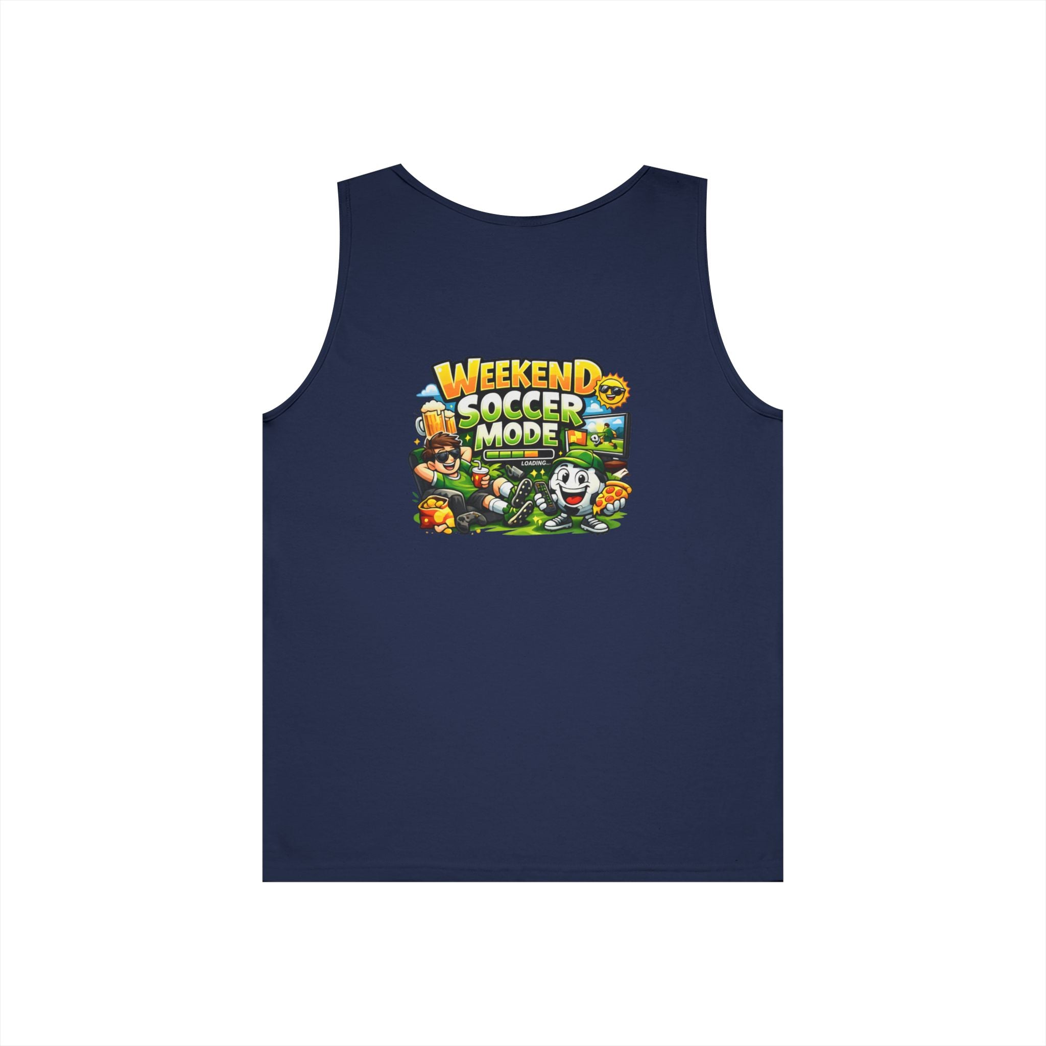 Weekend Soccer Mode Funny Tank Top
