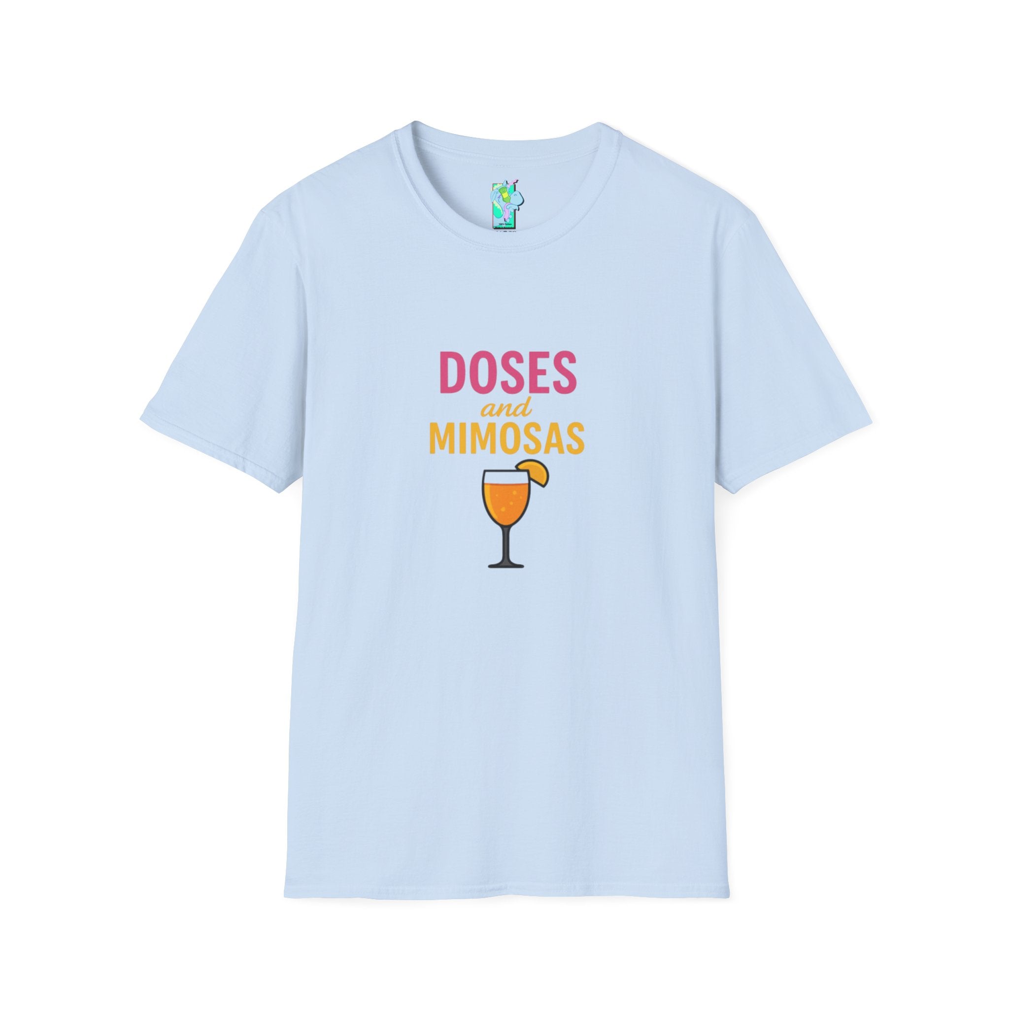 Doses and Mimosas- Party Vibes Unisex T-Shirt