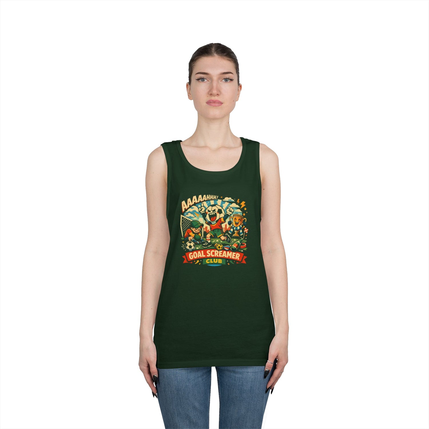 Goal Screamers Club Funny Tank Top