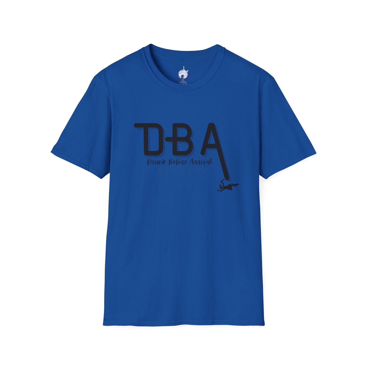 Drunk Before Arrival Funny T-Shirt — Bold Party Tee