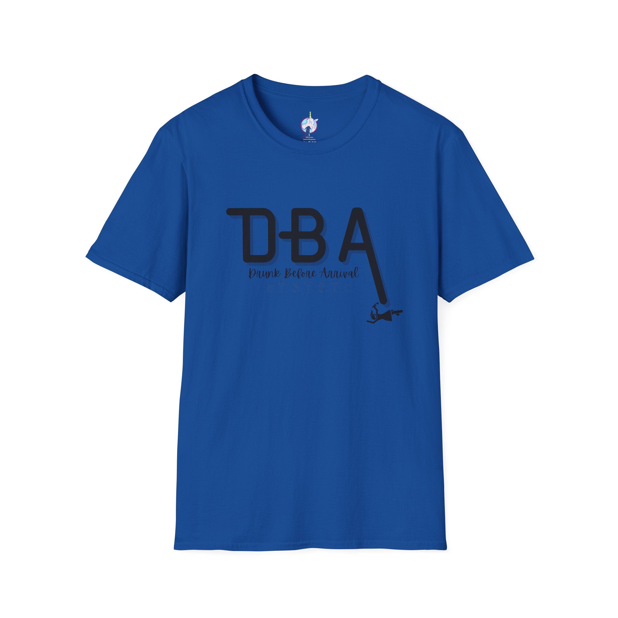 Drunk Before Arrival Funny T-Shirt — Bold Party Tee