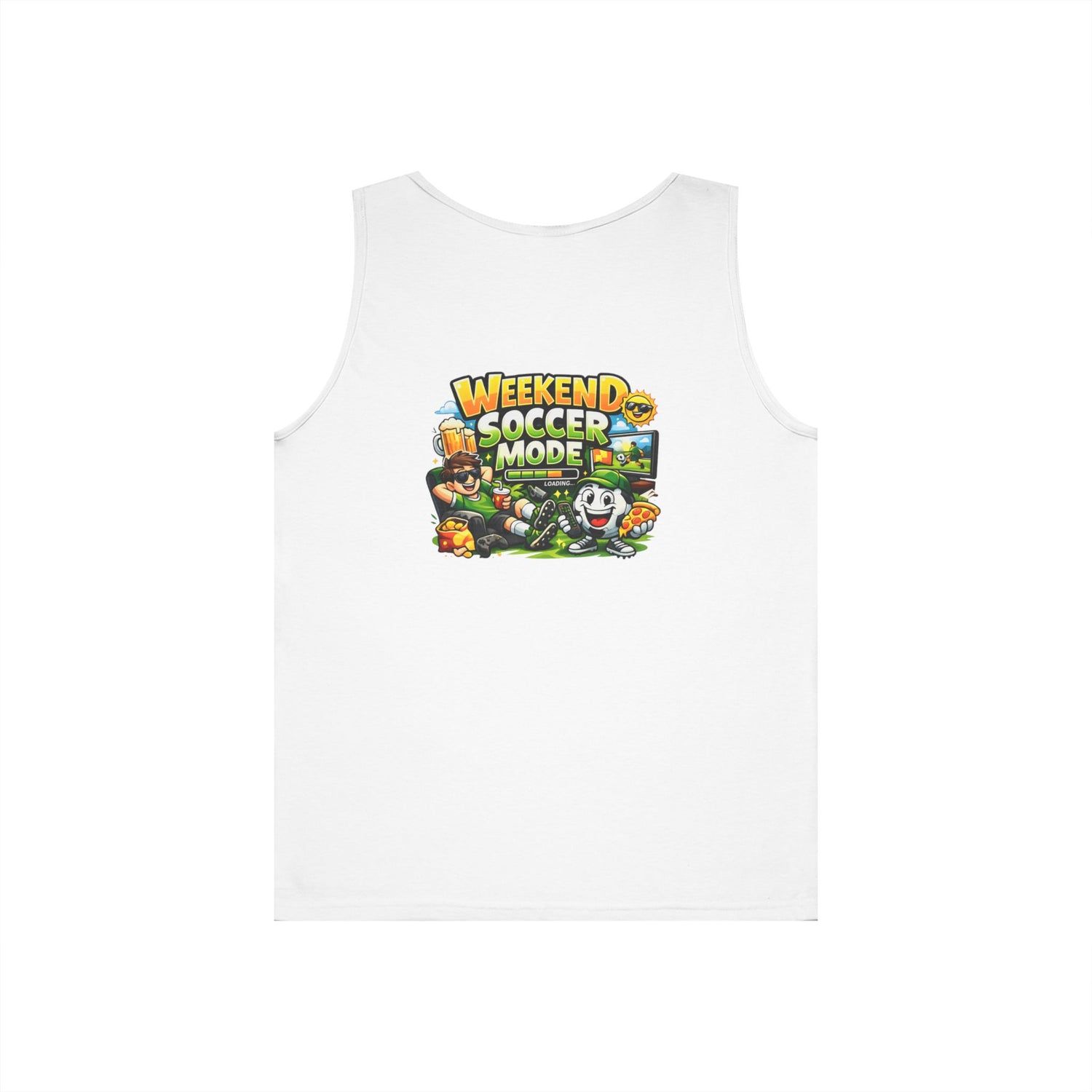Weekend Soccer Mode Funny Tank Top
