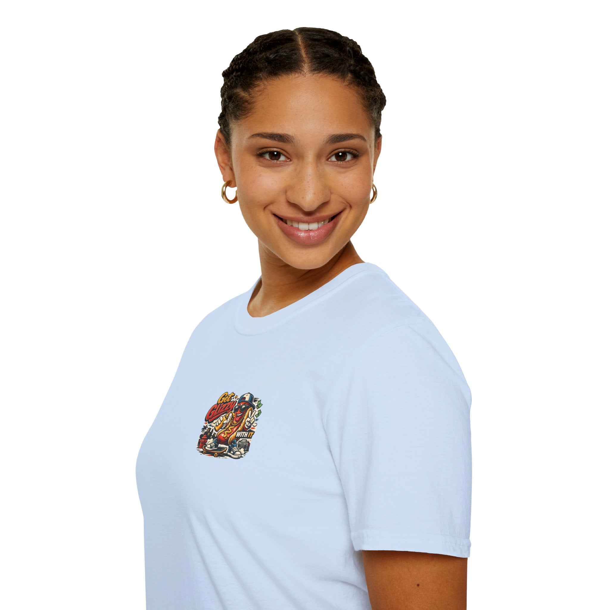 Get Glizzy With It Funny Hot Dog T-Shirt