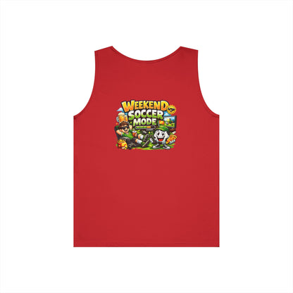 Weekend Soccer Mode Funny Tank Top