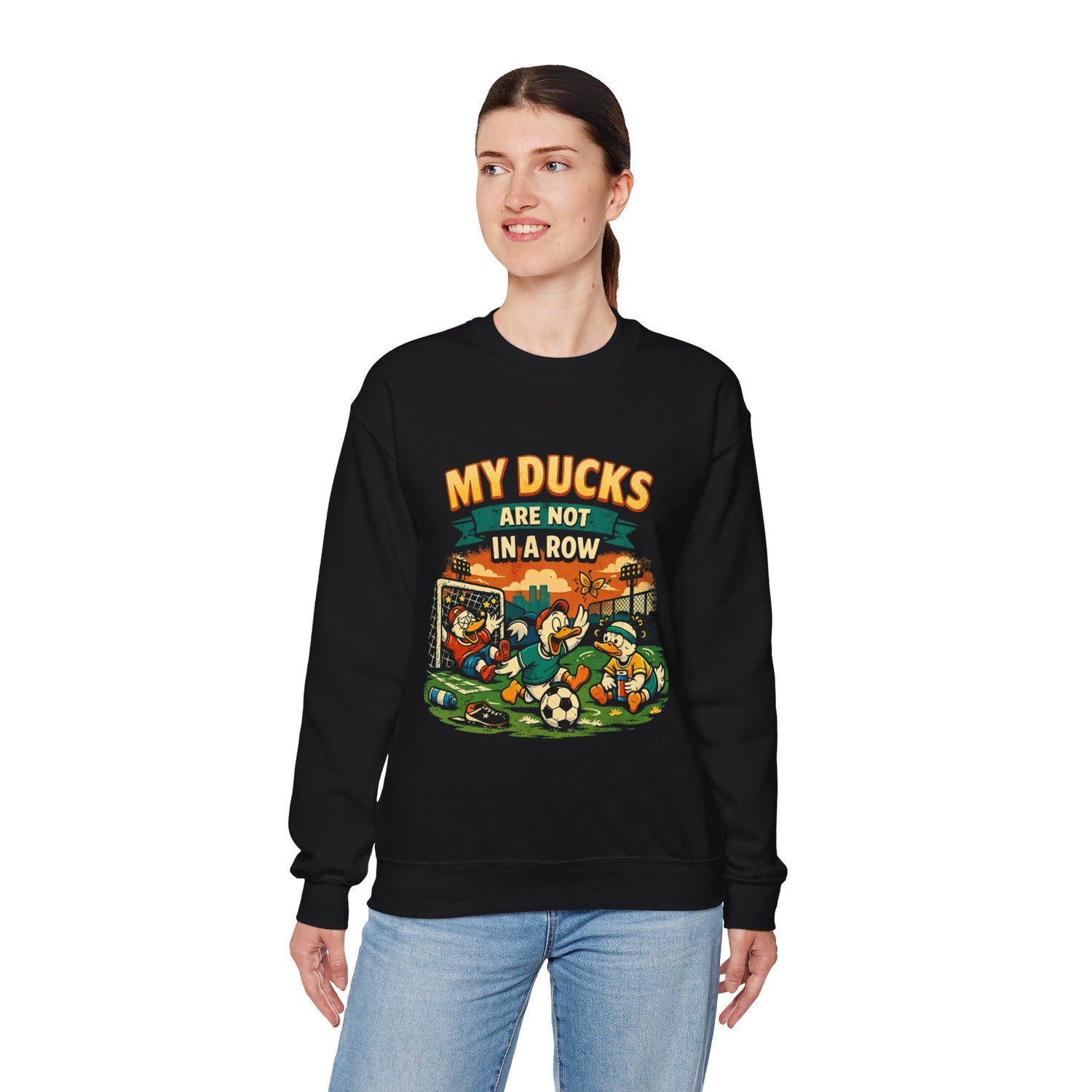My Ducks Are Not In A Row Funny T-Shirt Sarcastic Graphic Tee Anxiety Humor Gift Funny Slogan Shirt Novelty Tee