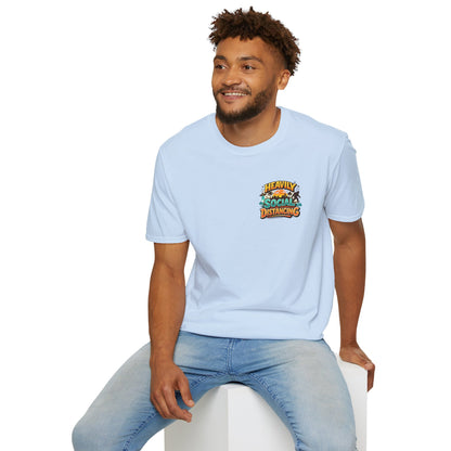 Heavily Socially Distancing Funny T-Shirt