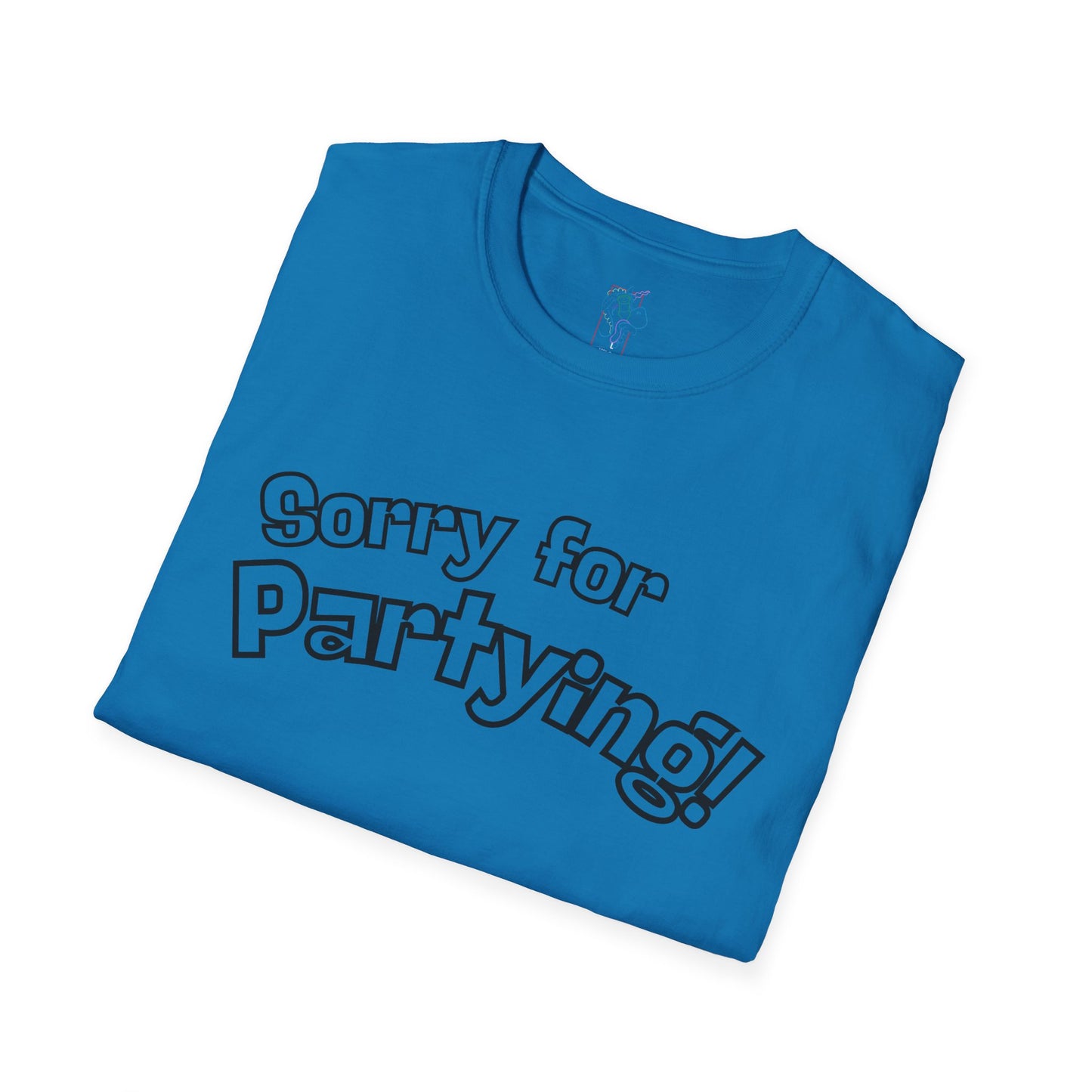 Sorry for Partying T-Shirt-Black