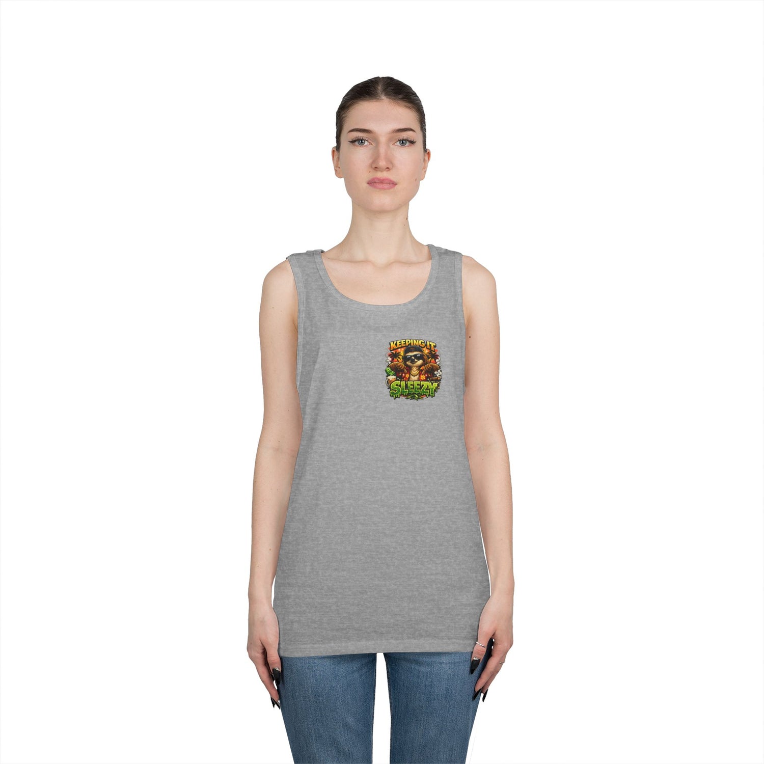 Keeping It Sleazy Sloth Funny Tank Top