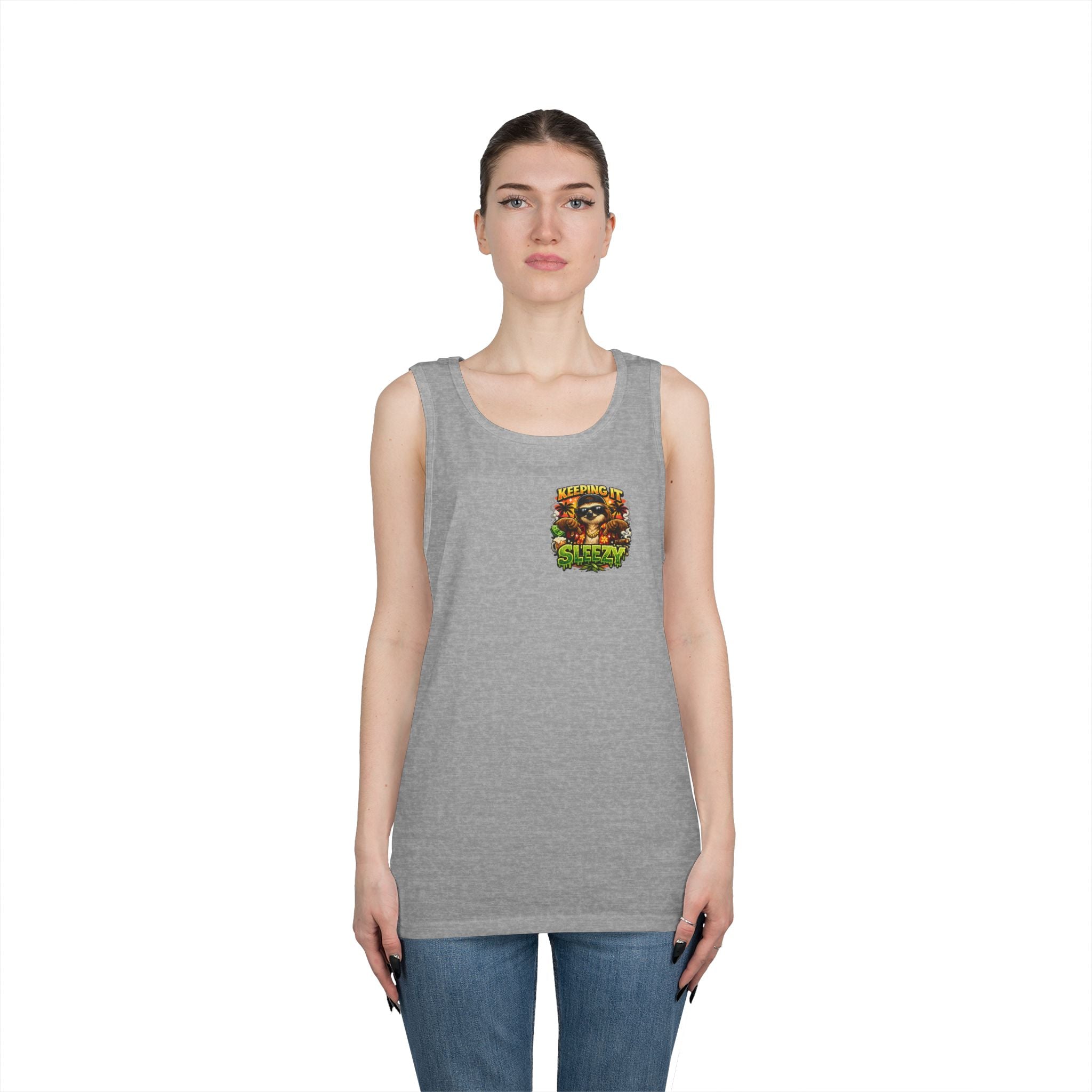 Keeping It Sleazy Sloth Funny Tank Top