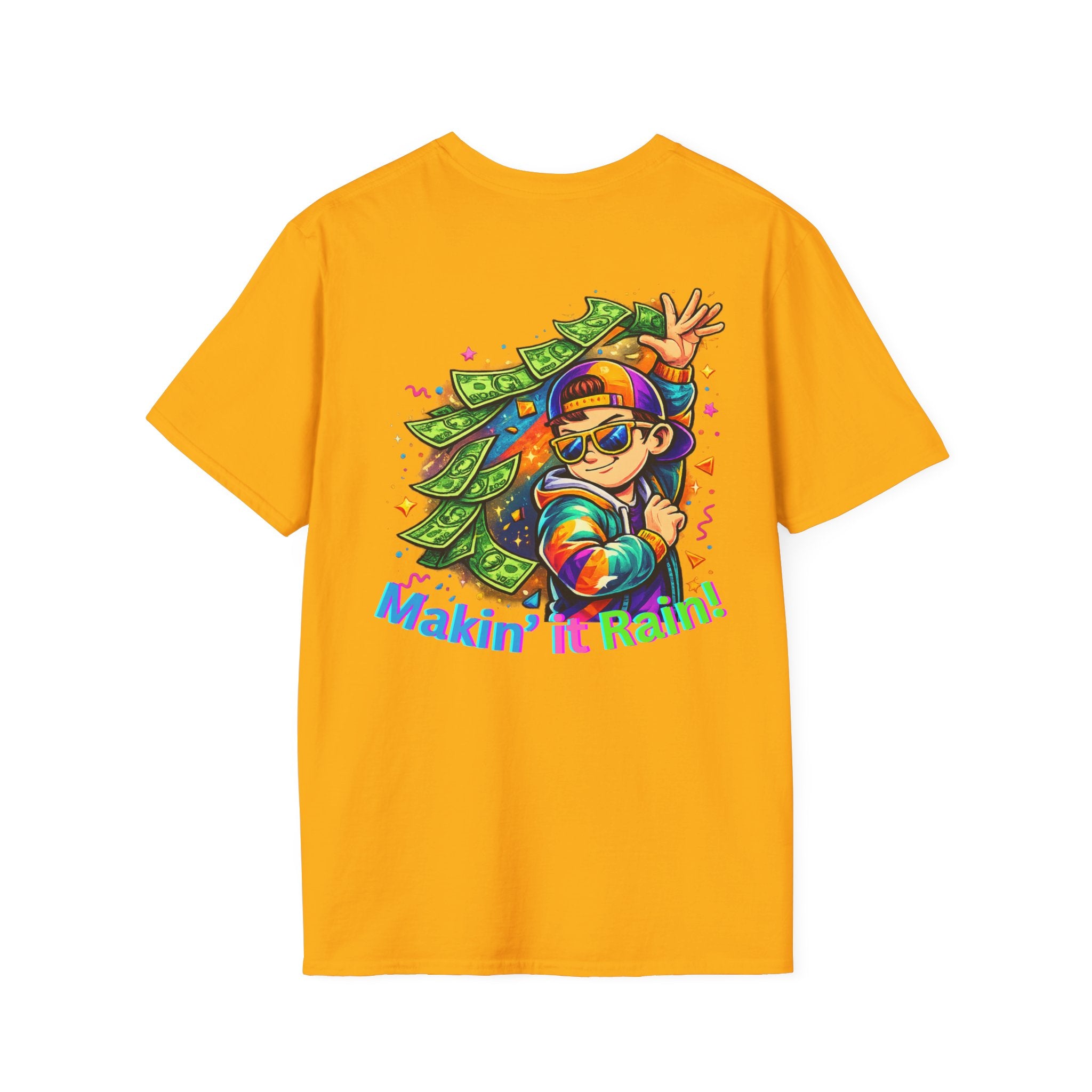 Making It Rain Money T-Shirt — Funny Bold Confident Graphic Tee