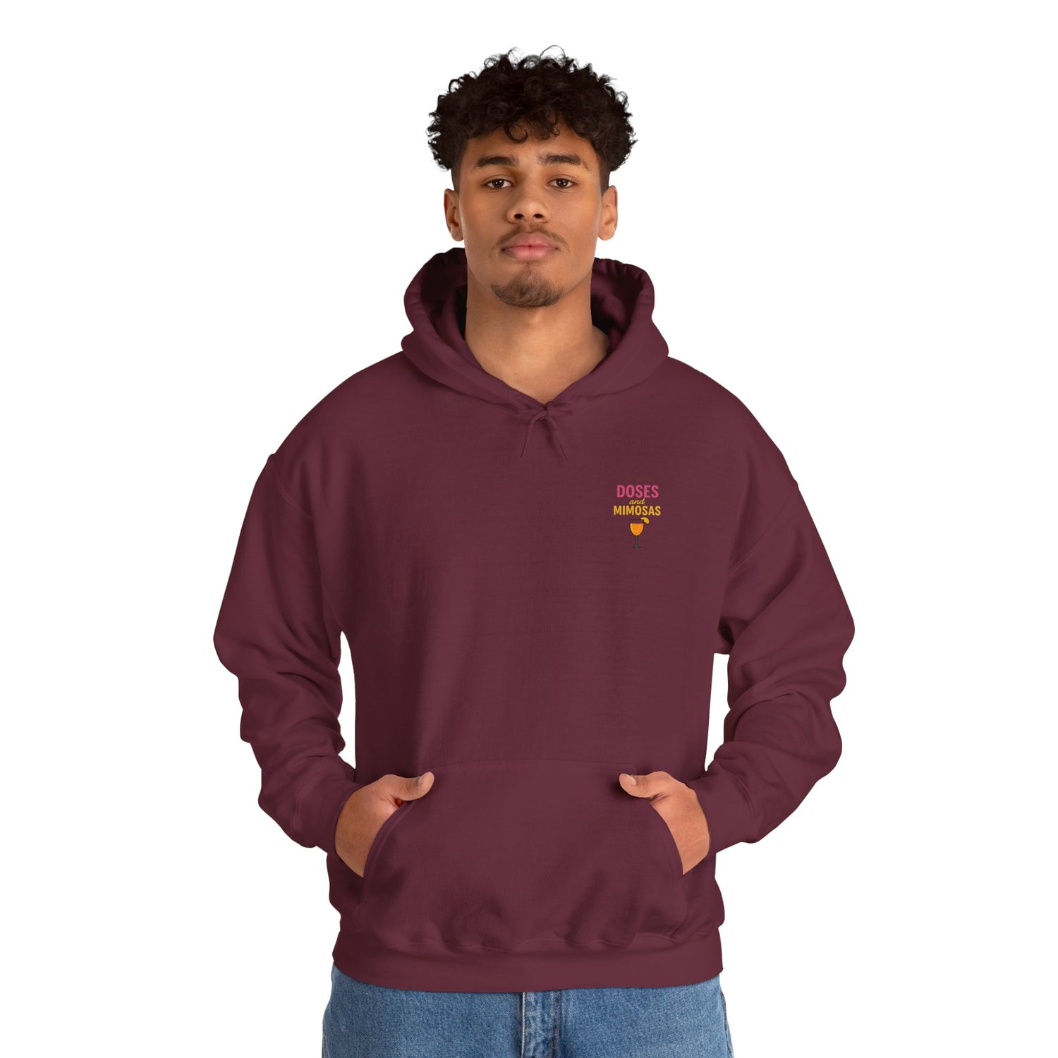 Party Vibes Hooded Sweatshirt — "Sunday Funday" Doses &amp; Mimosas