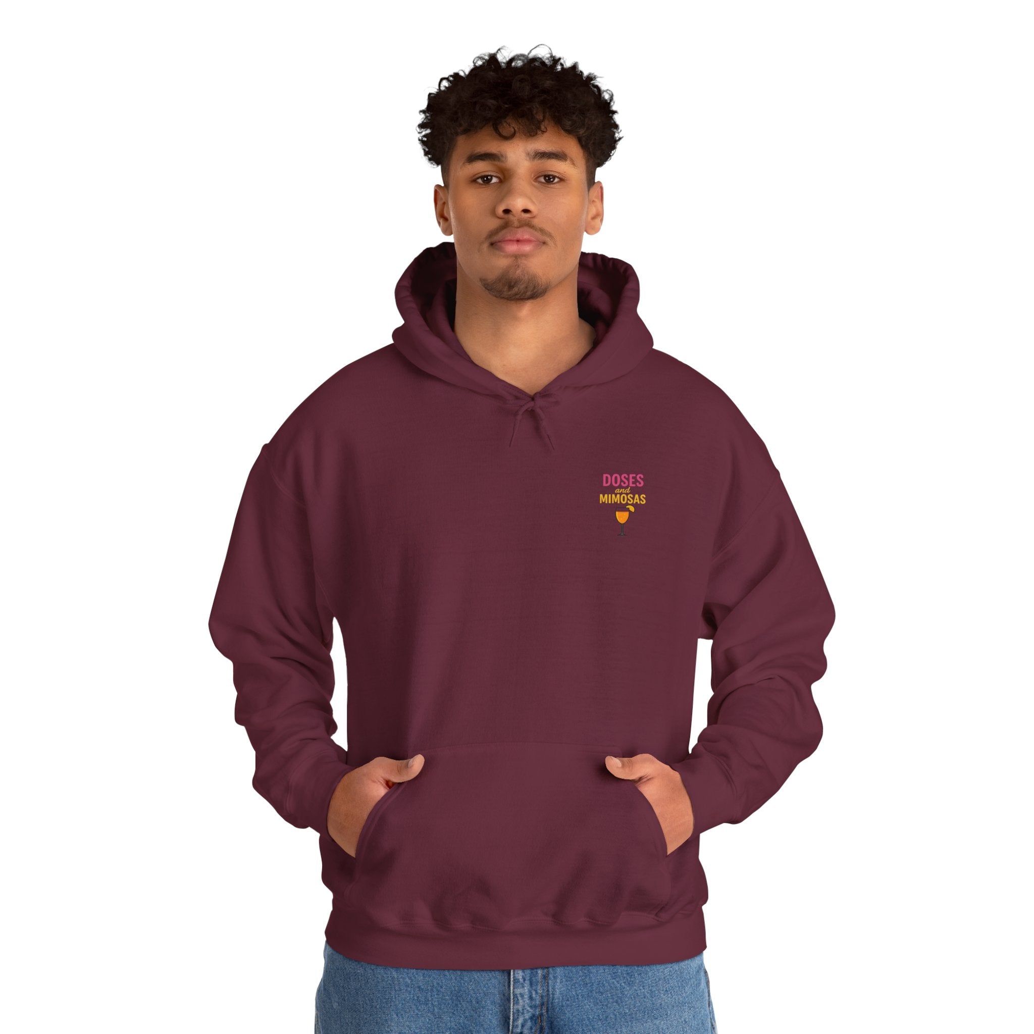 Party Vibes Hooded Sweatshirt — "Sunday Funday" Doses &amp; Mimosas