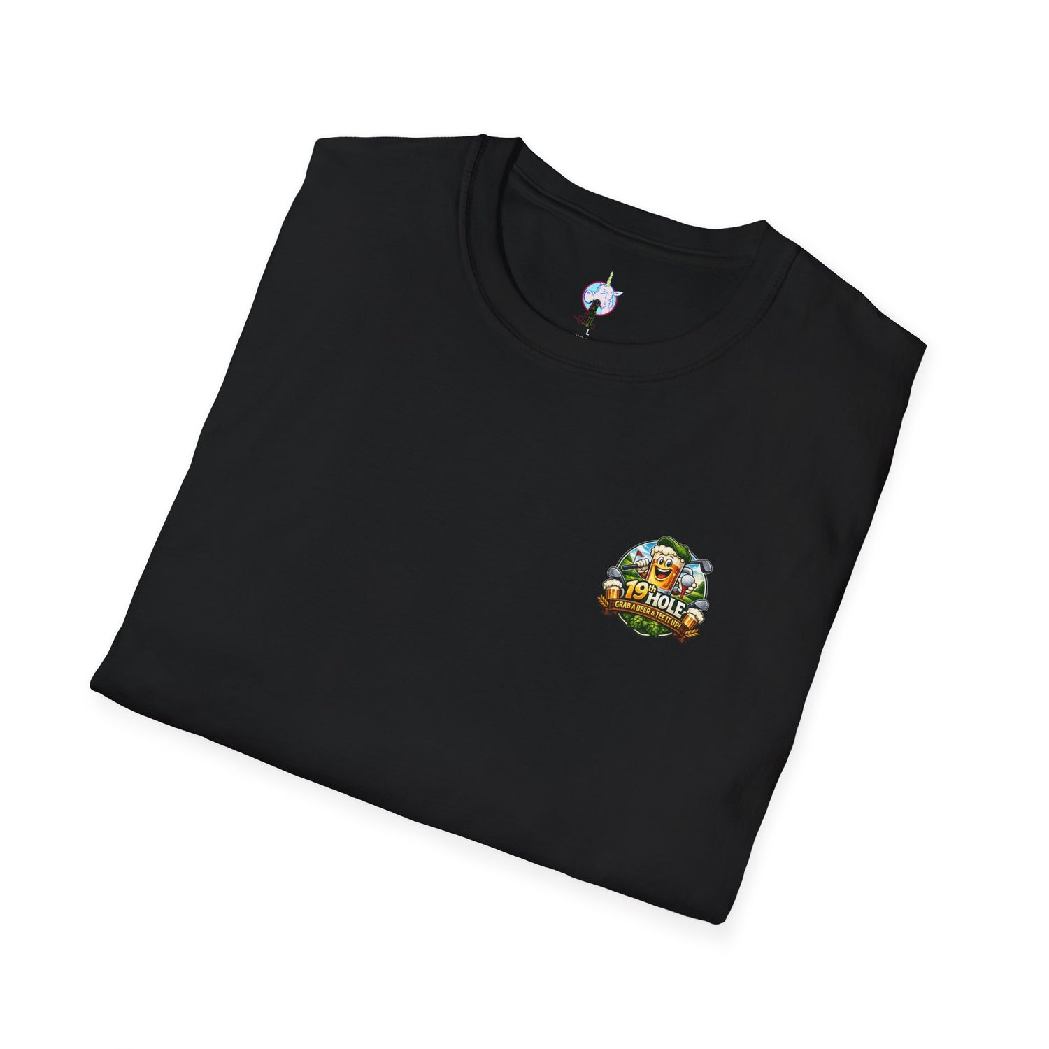 19th Hole Golf T-Shirt — "Grab a Beer &amp; Tee It Up" Vintage Golfing Tee