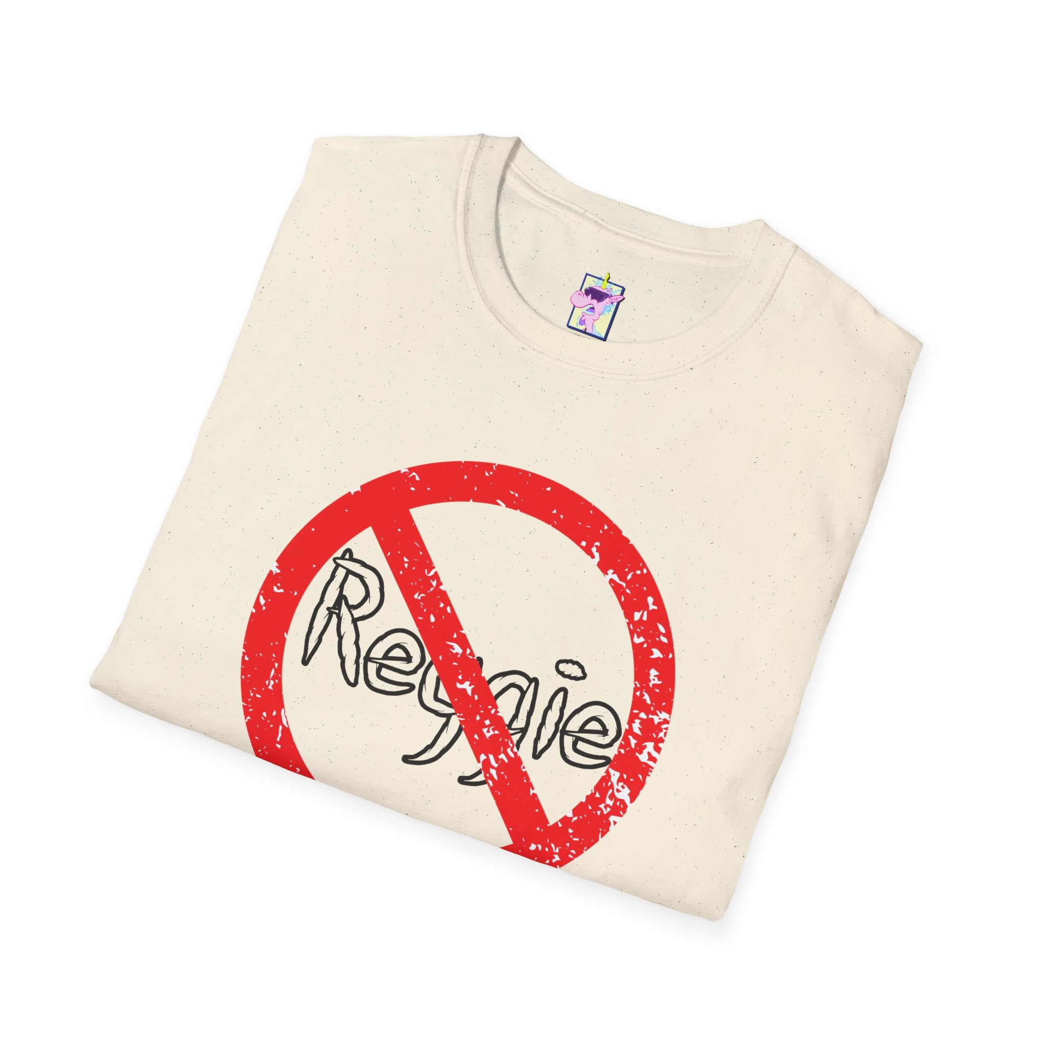 No Reggie Graphic Tee (Red Prohibition Sign)