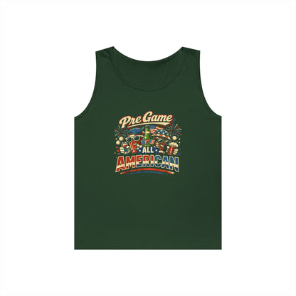 Pre Game All American Funny Tank Top