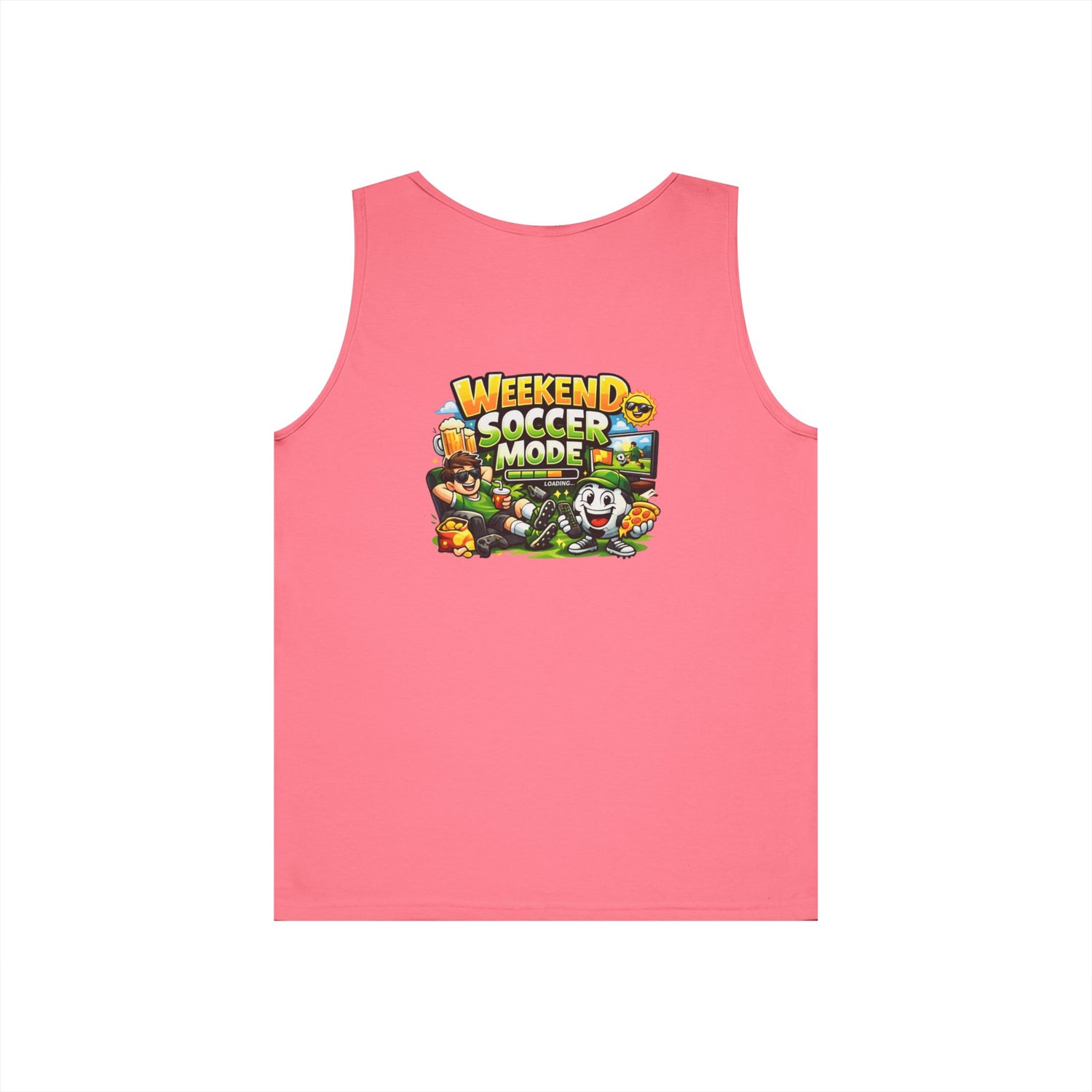 Weekend Soccer Mode Funny Tank Top