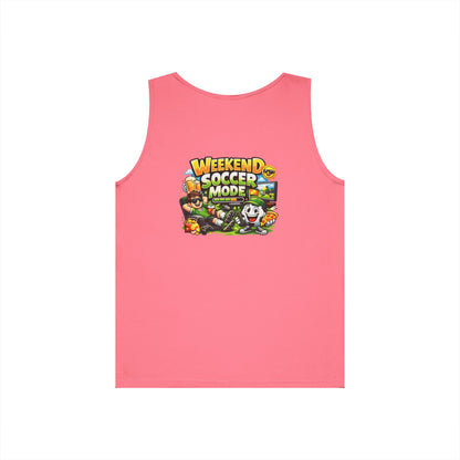 Weekend Soccer Mode Funny Tank Top