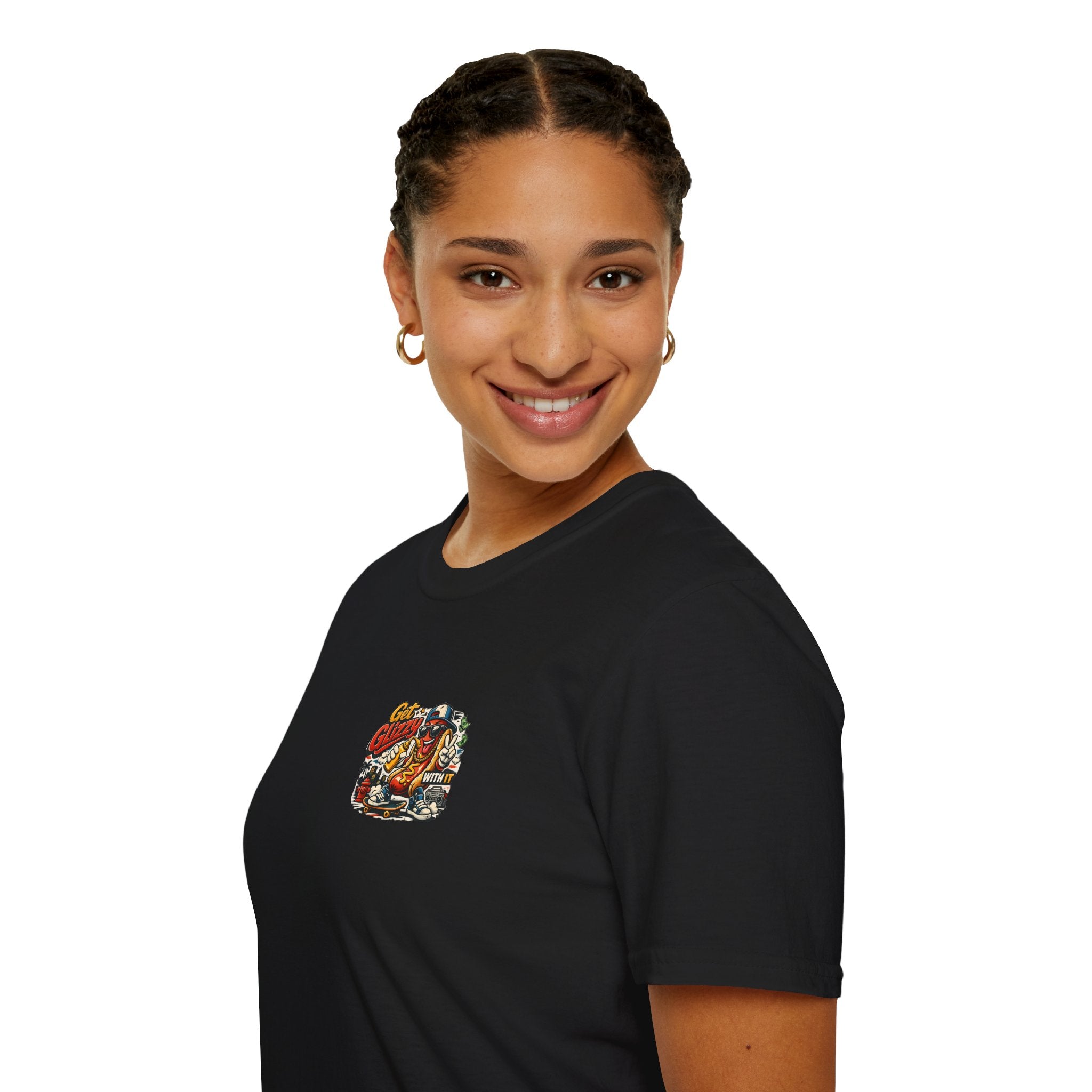 Get Glizzy With It Funny Hot Dog T-Shirt