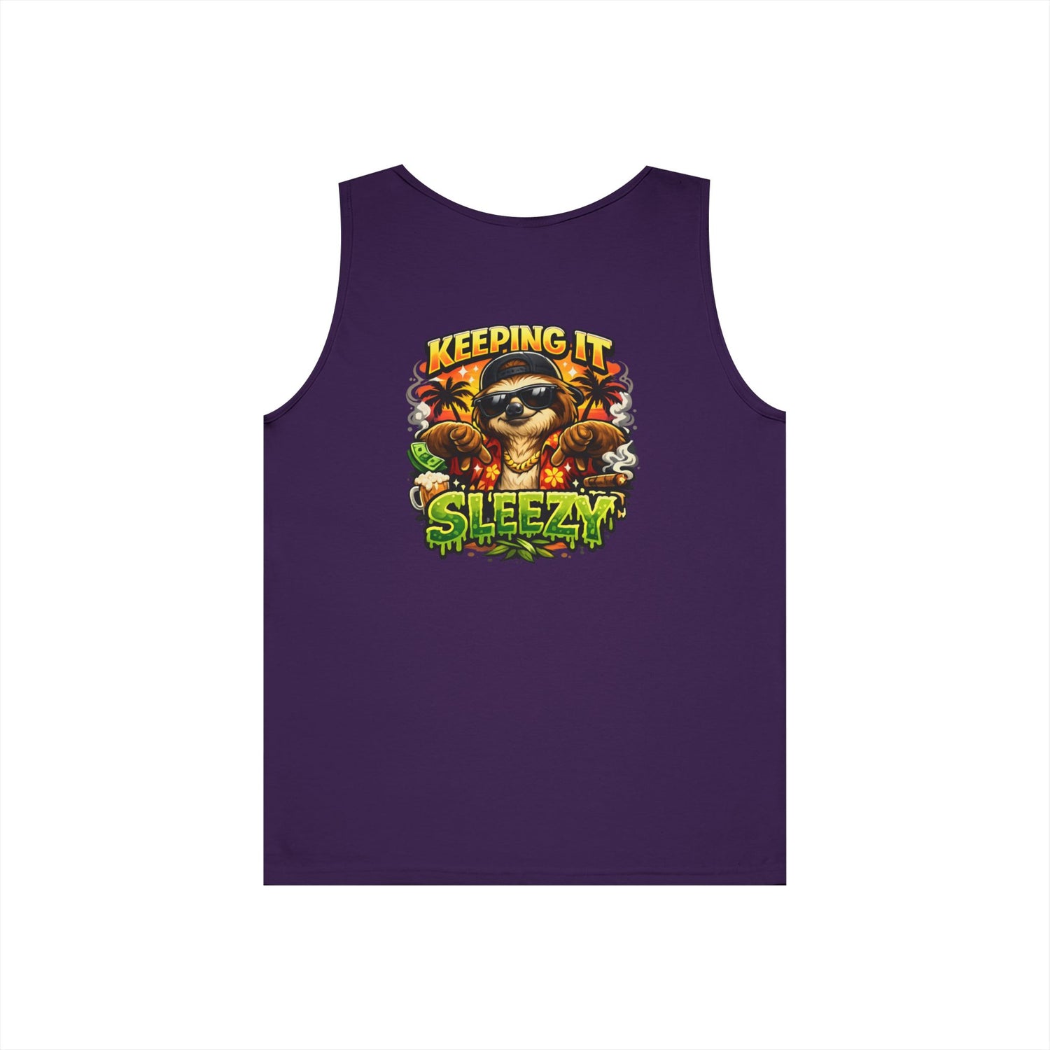 Keeping It Sleazy Sloth Funny Tank Top