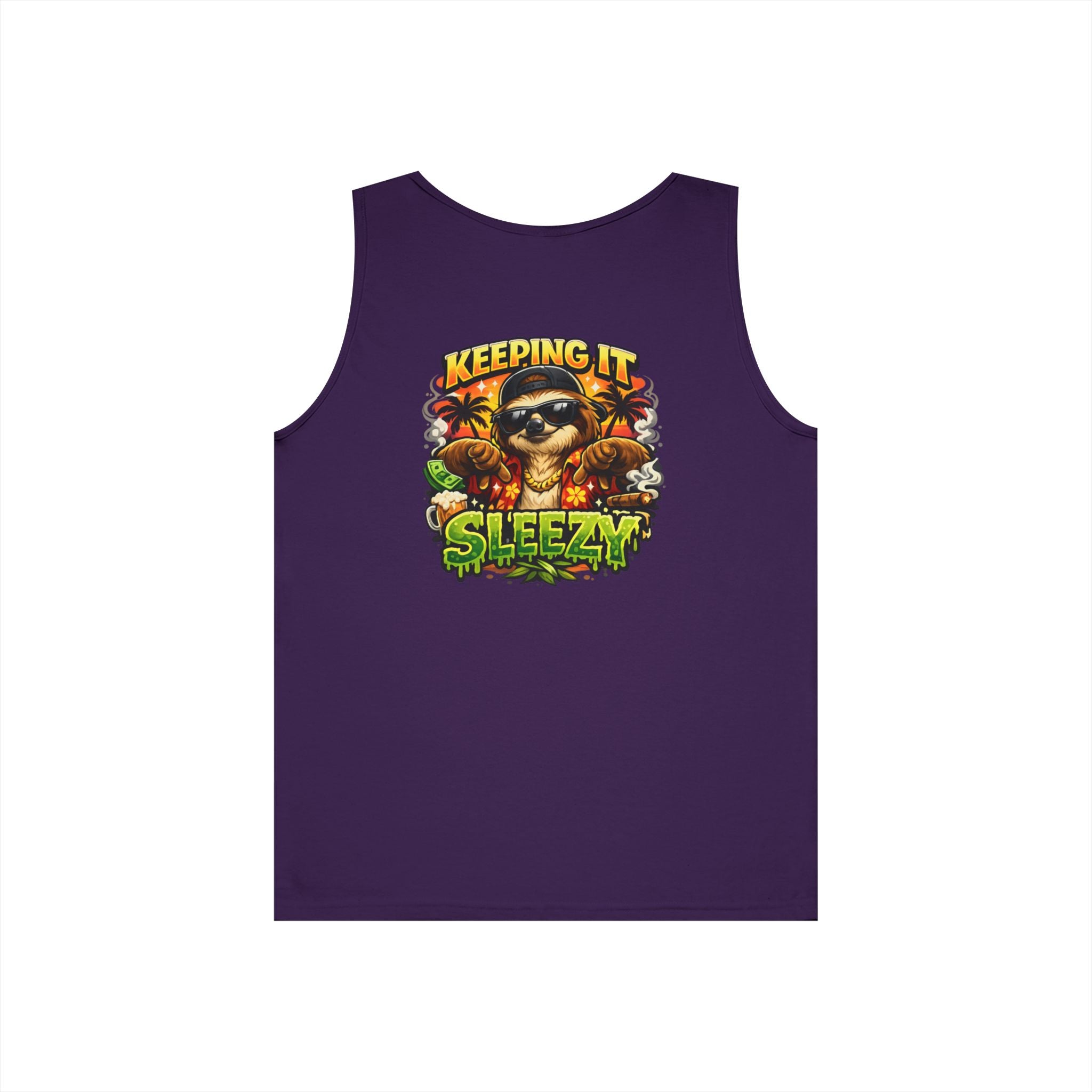 Keeping It Sleazy Sloth Funny Tank Top
