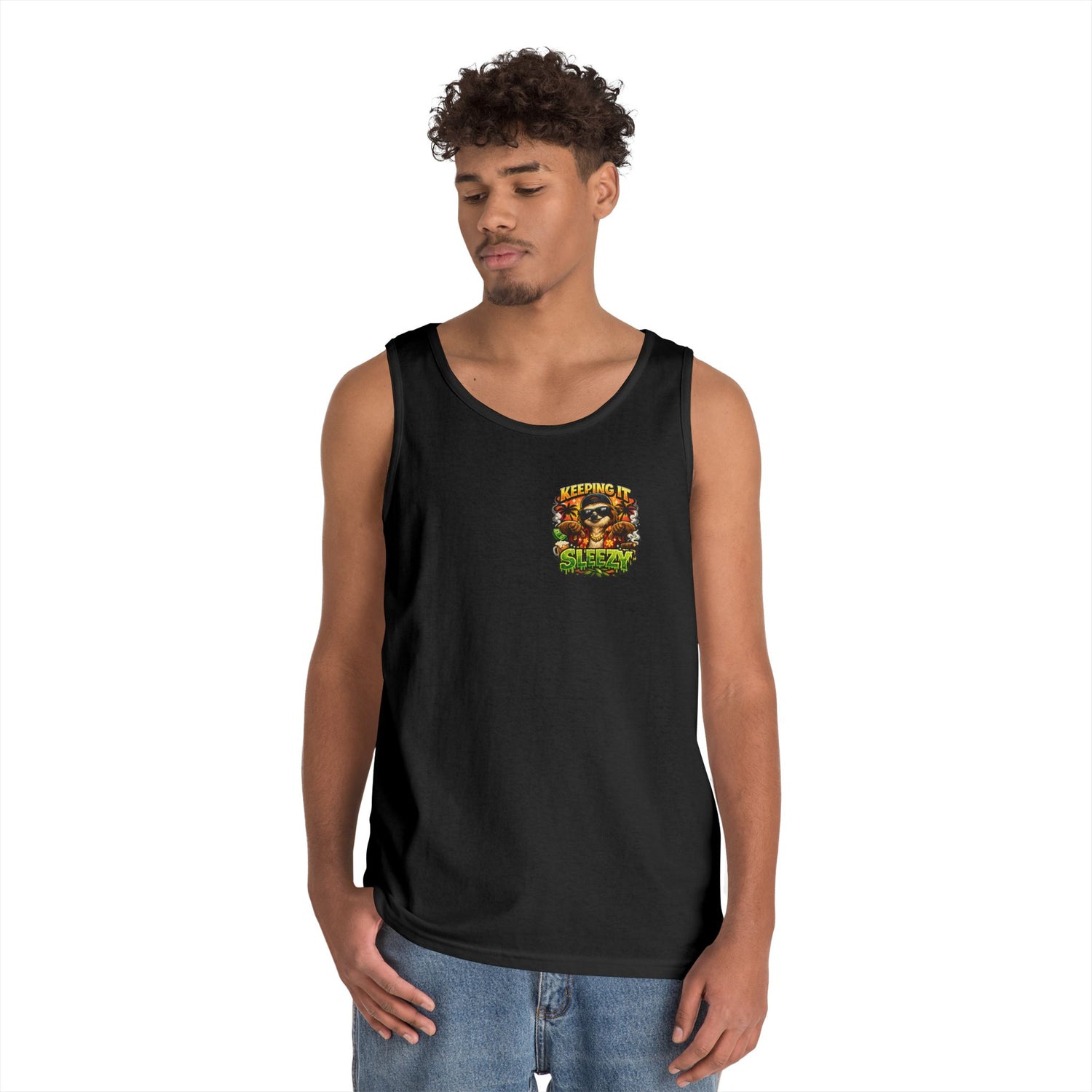 Keeping It Sleazy Sloth Funny Tank Top