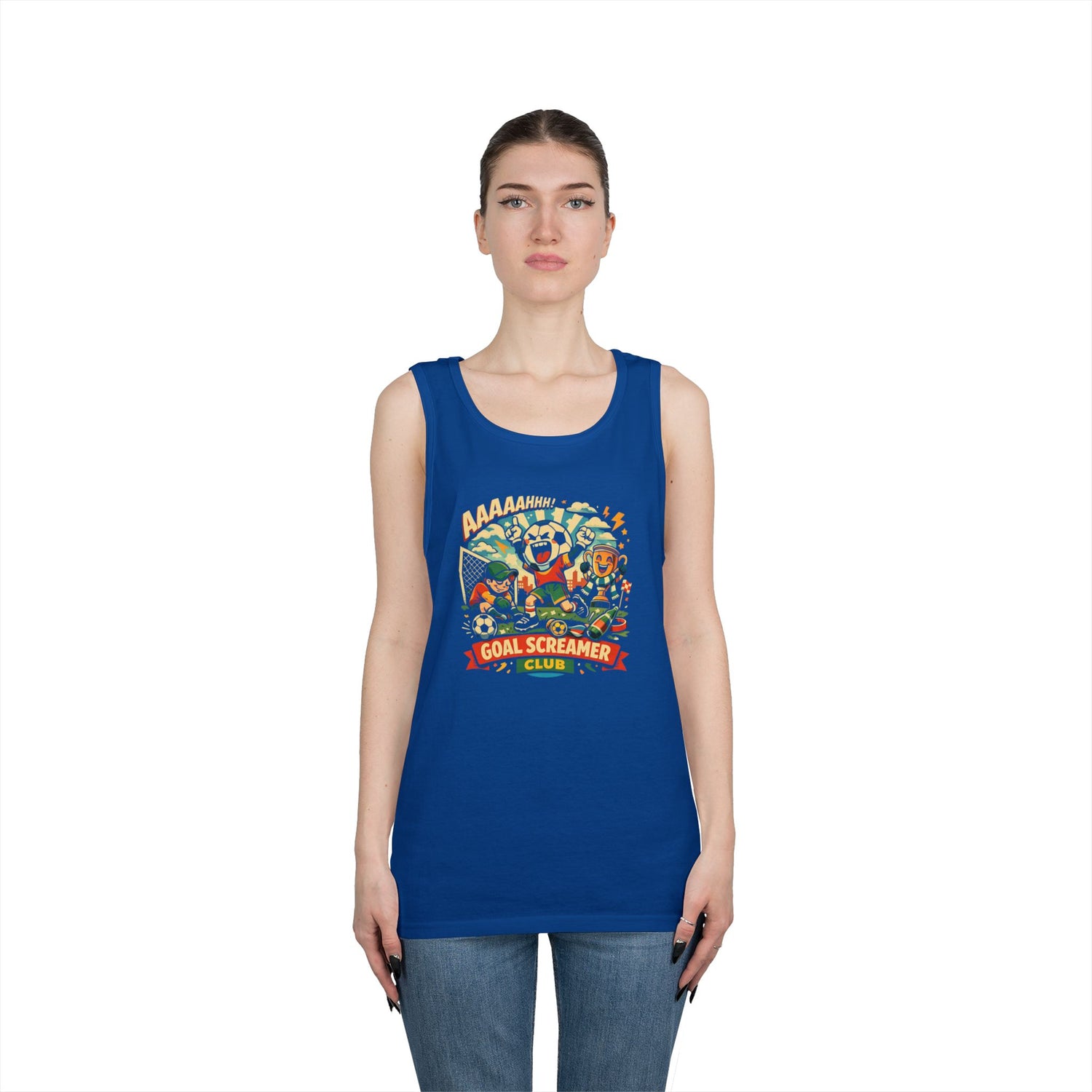 Goal Screamers Club Funny Tank Top